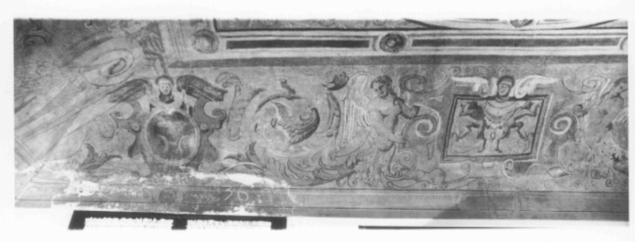 Motivi decorativi a grottesche (dipinto) di Daniel van den Dyck - ambito fiammingo (sec. XVII)