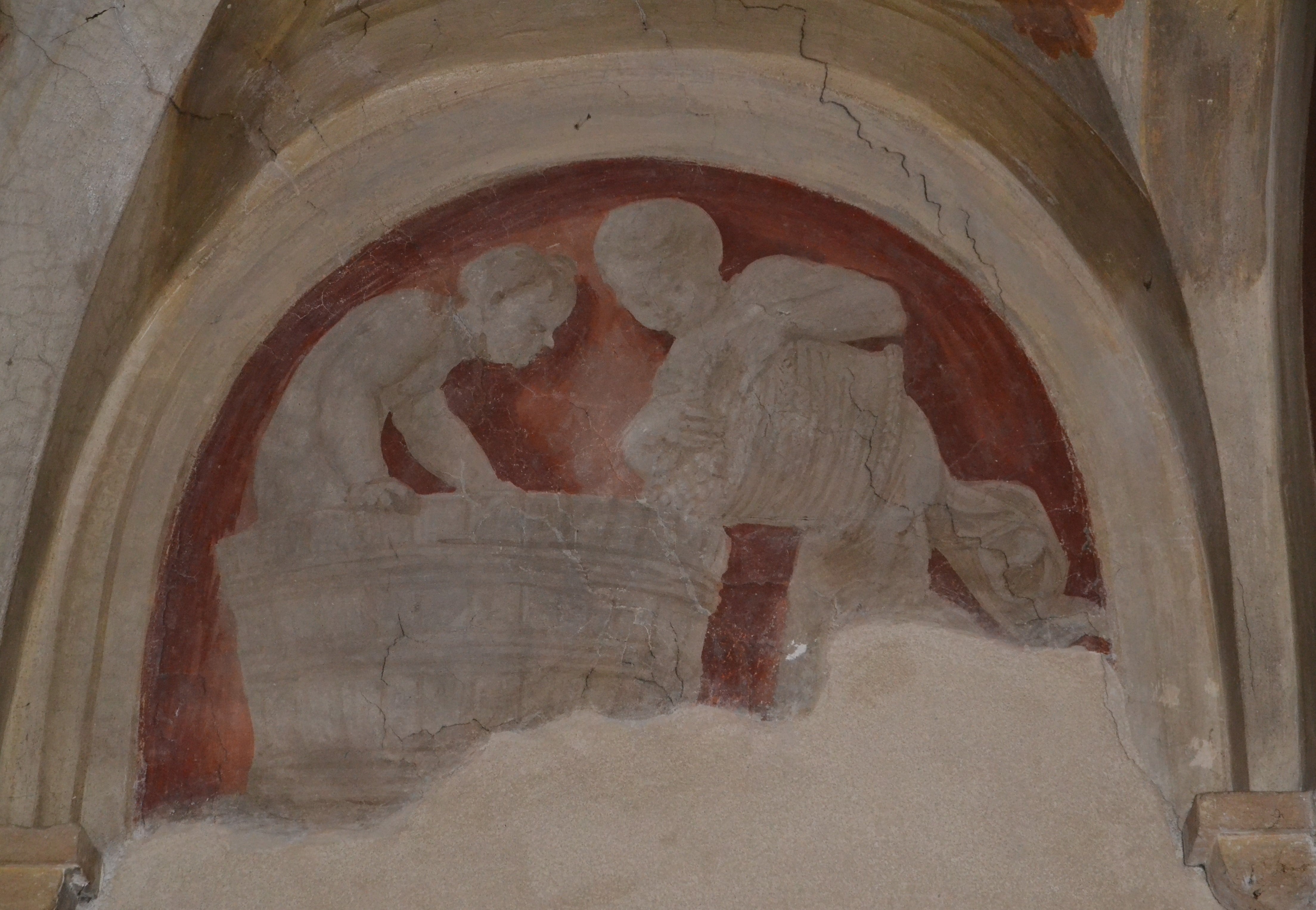 Putti/ vendemmia (dipinto) di Daniel van den Dyck - ambito fiammingo (sec. XVII)