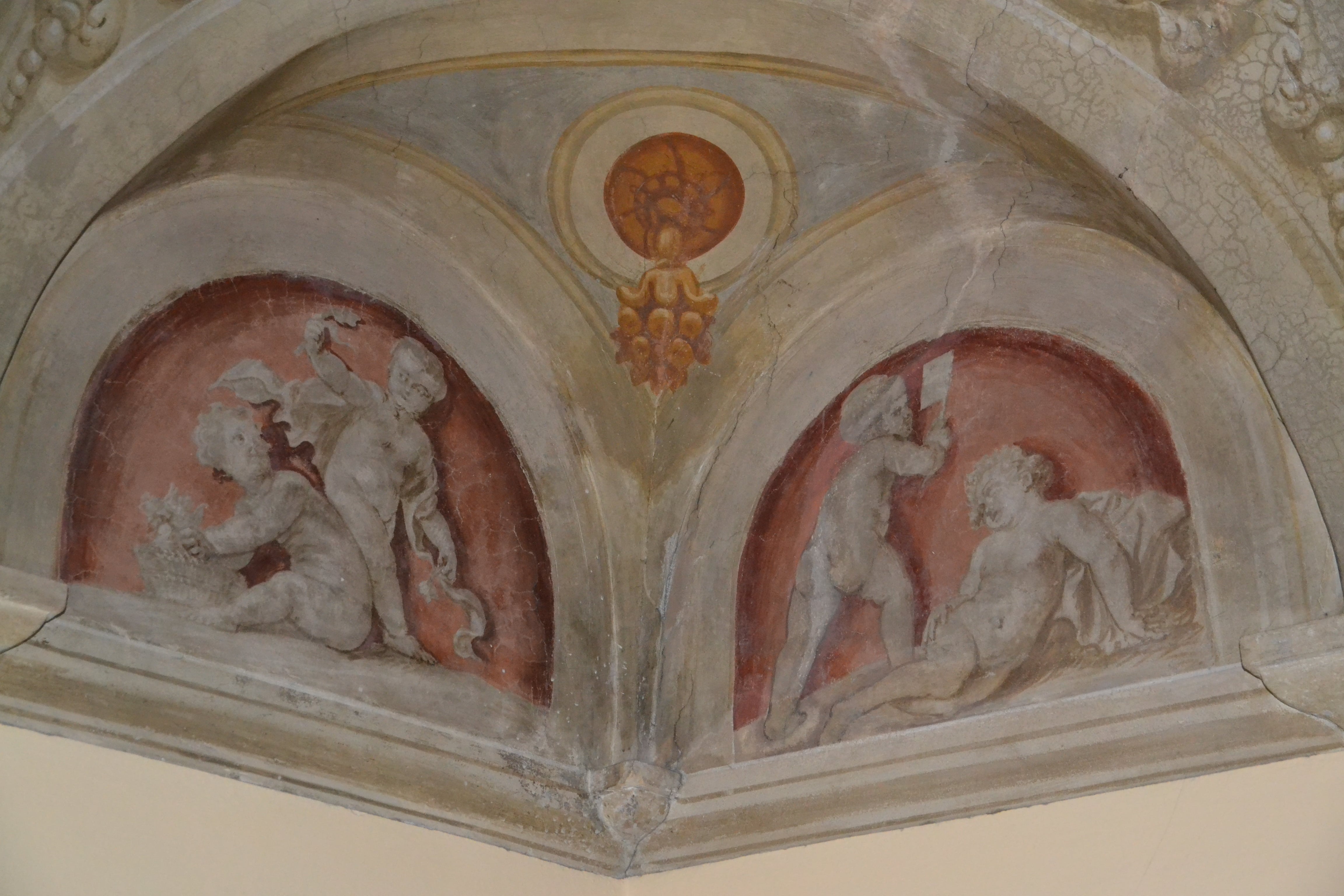 Festone (dipinto, serie) di Daniel van den Dyck - ambito fiammingo (sec. XVII)