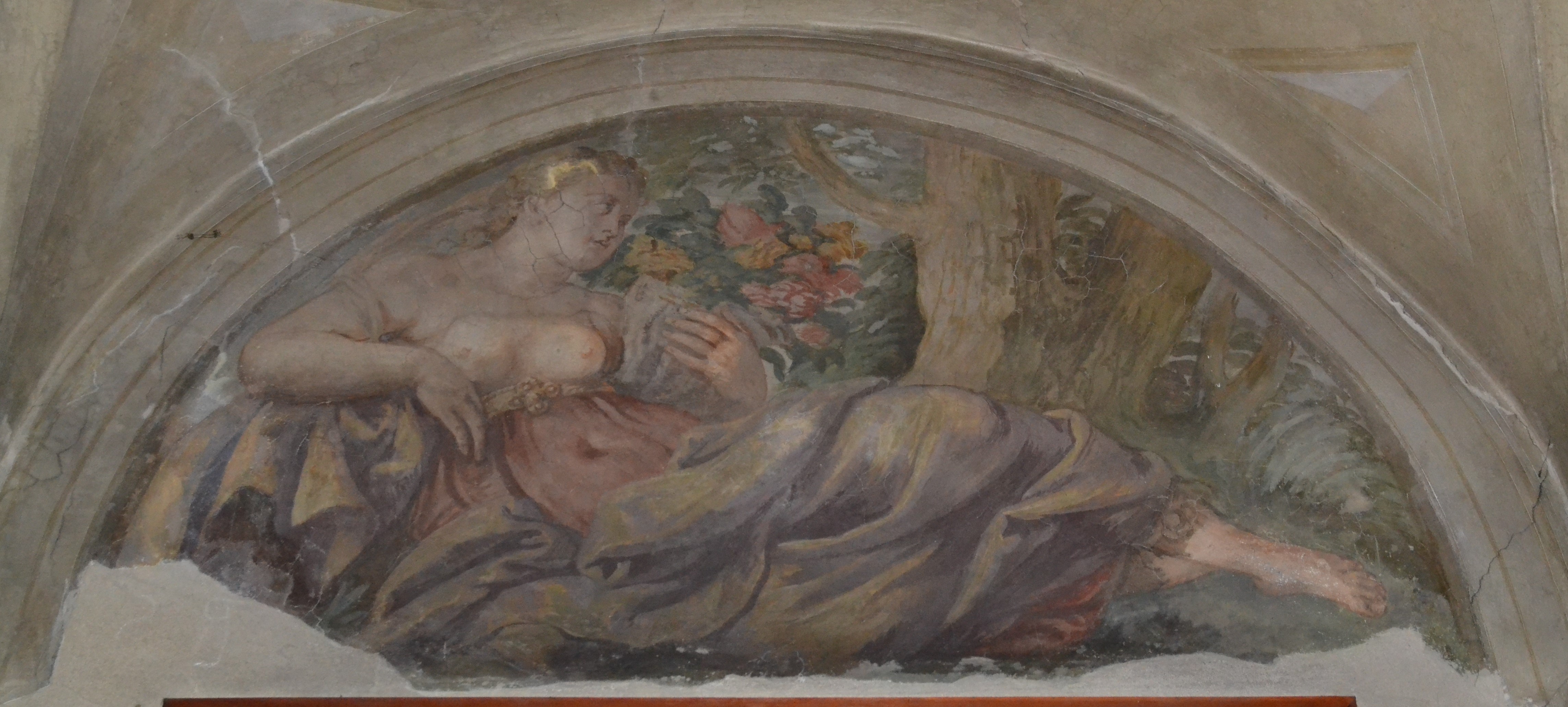 Primavera (dipinto) di Daniel van den Dyck - ambito fiammingo (sec. XVII)