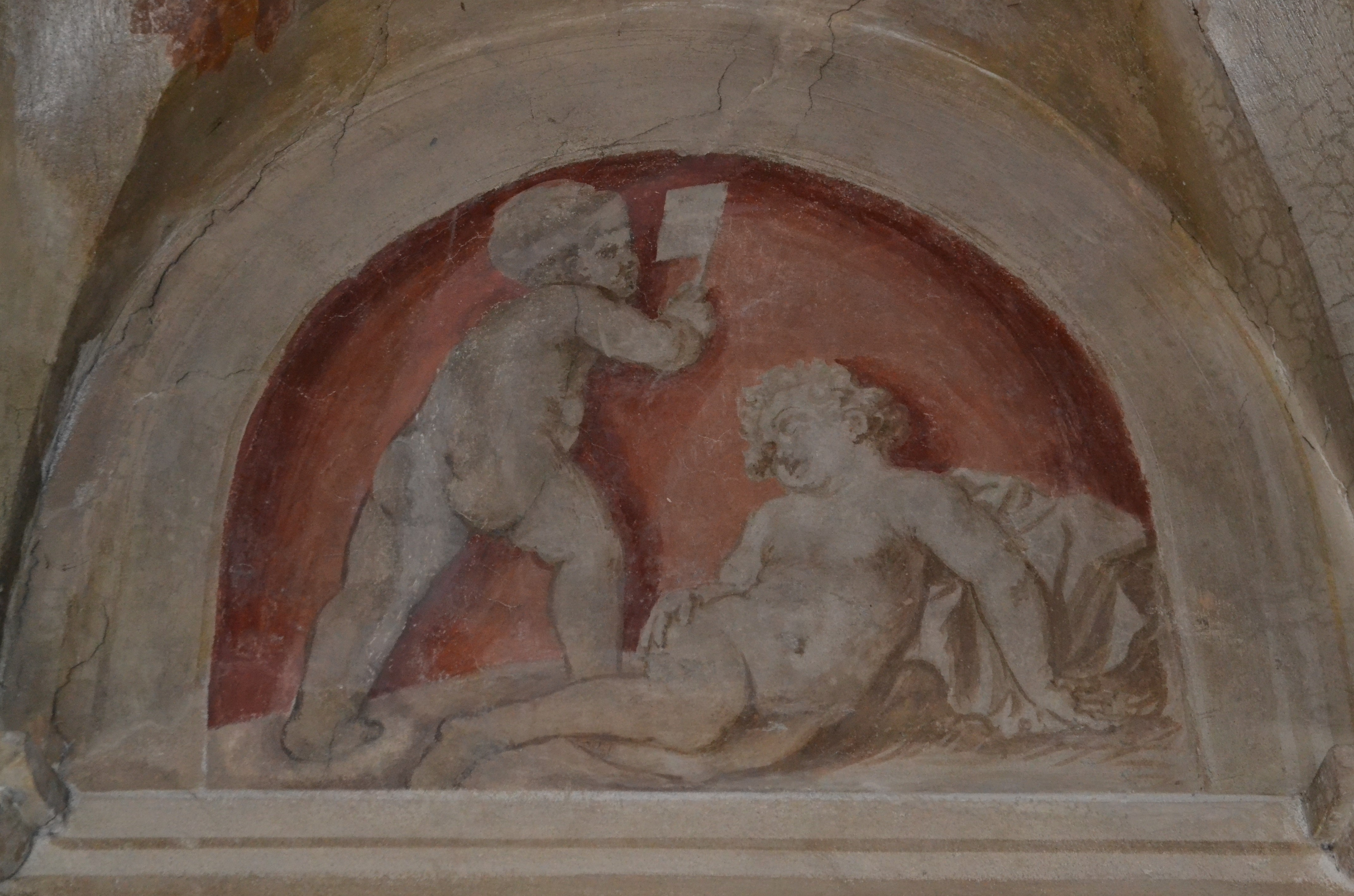 Putti (dipinto) di Daniel van den Dyck - ambito fiammingo (sec. XVII)