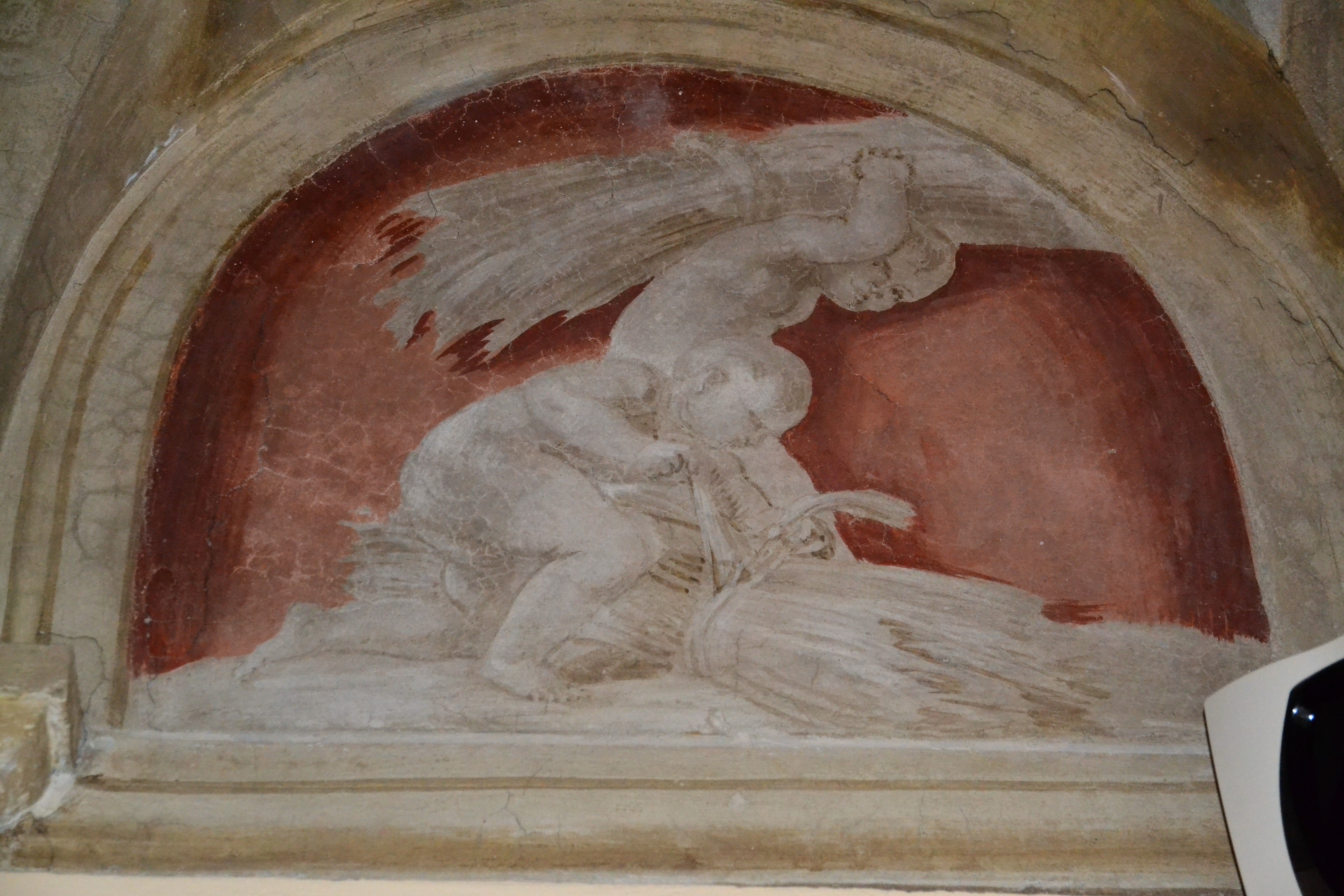 Putti con fasci di spighe (dipinto) di Daniel van den Dyck - ambito fiammingo (sec. XVII)