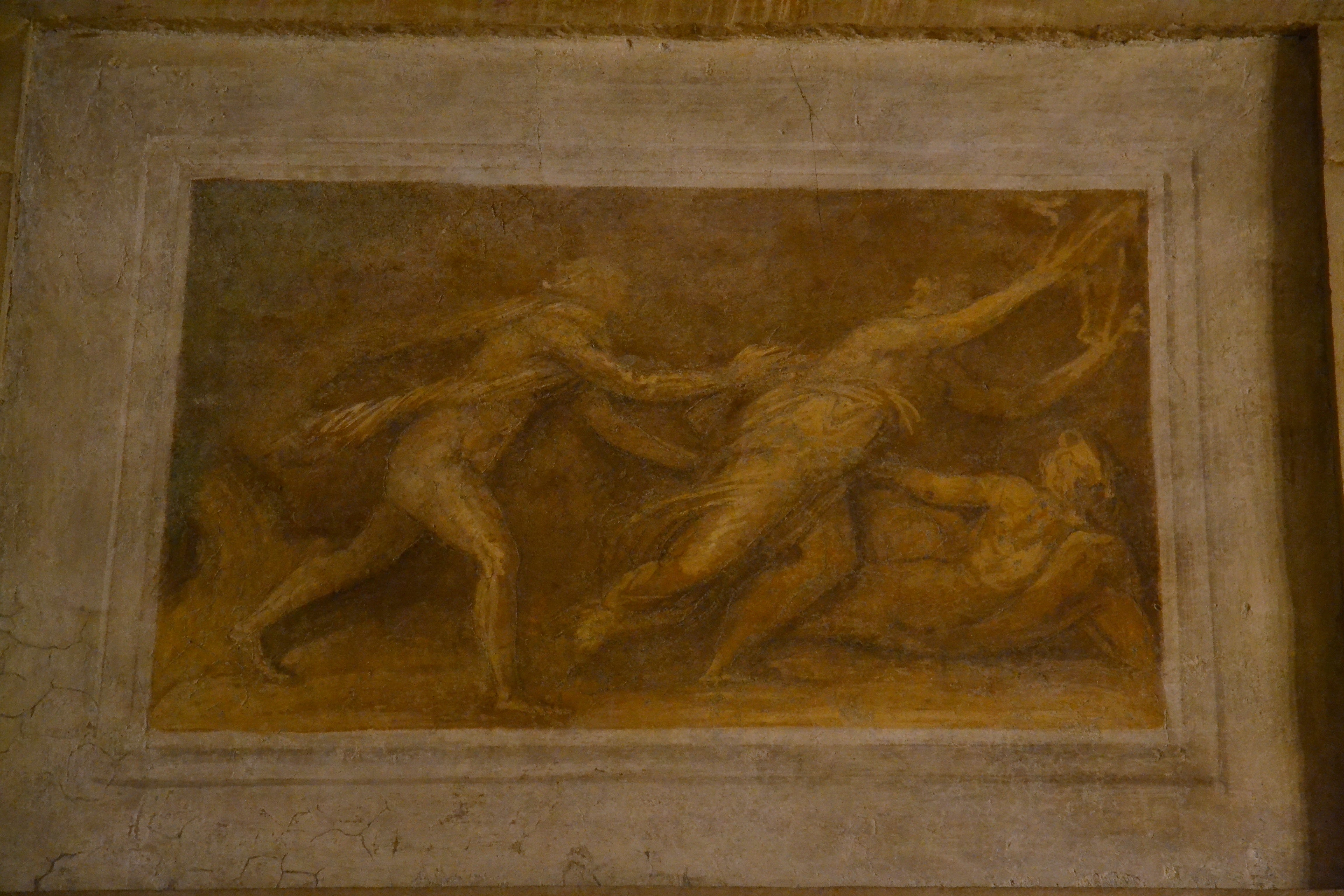 Apollo e Dafne (dipinto) di Zelotti Giambattista (sec. XVI)