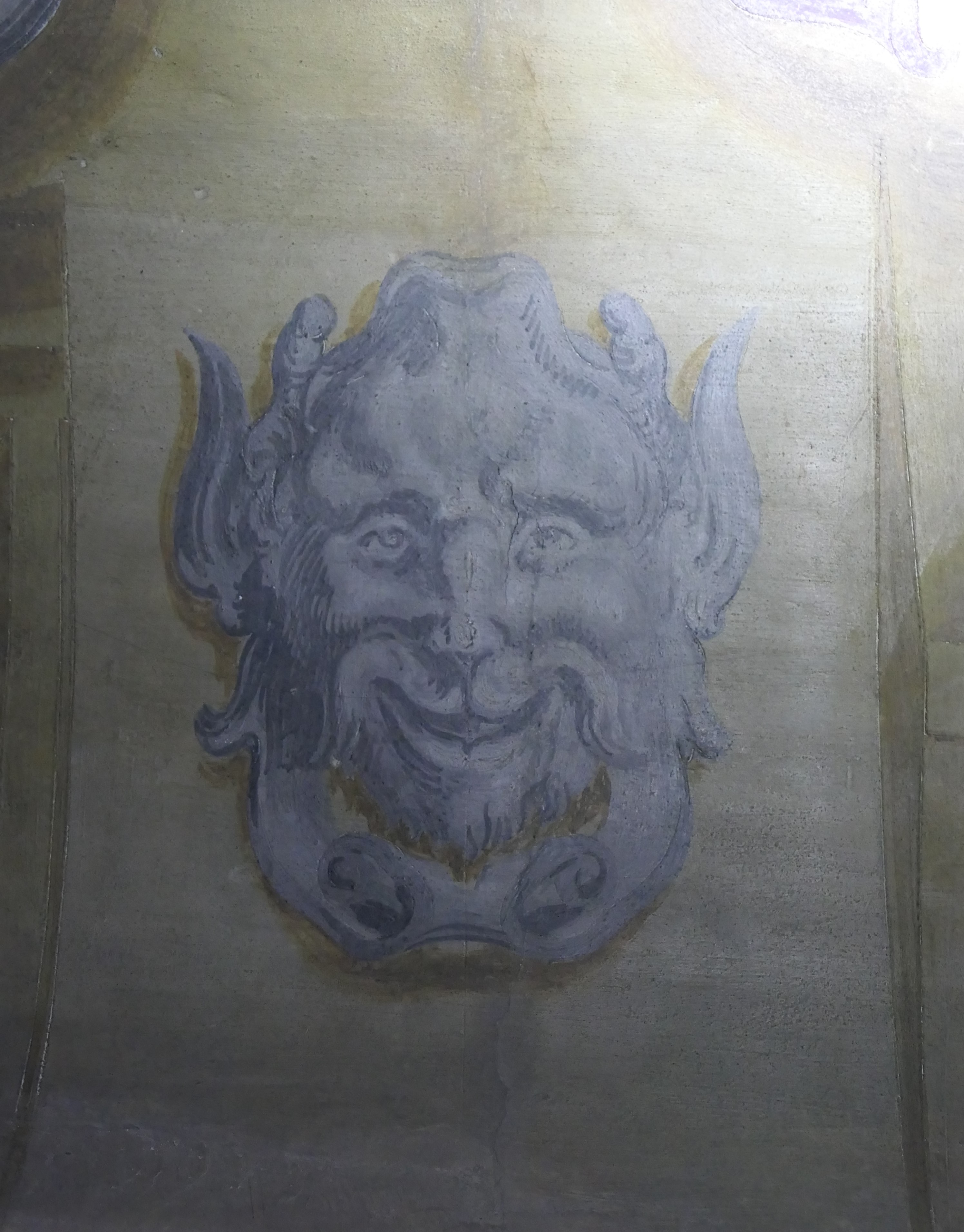 Mascherone (dipinto, serie) di Daniel van den Dyck - ambito fiammingo (sec. XVII)