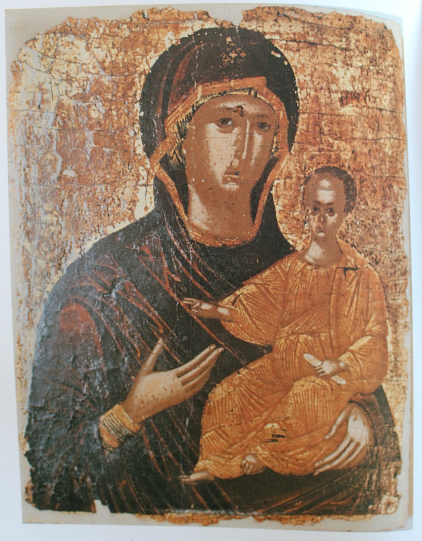 Madonna Odighitria (dipinto, opera isolata) - ambito adriatico (fine/ inizio XV-XVI)