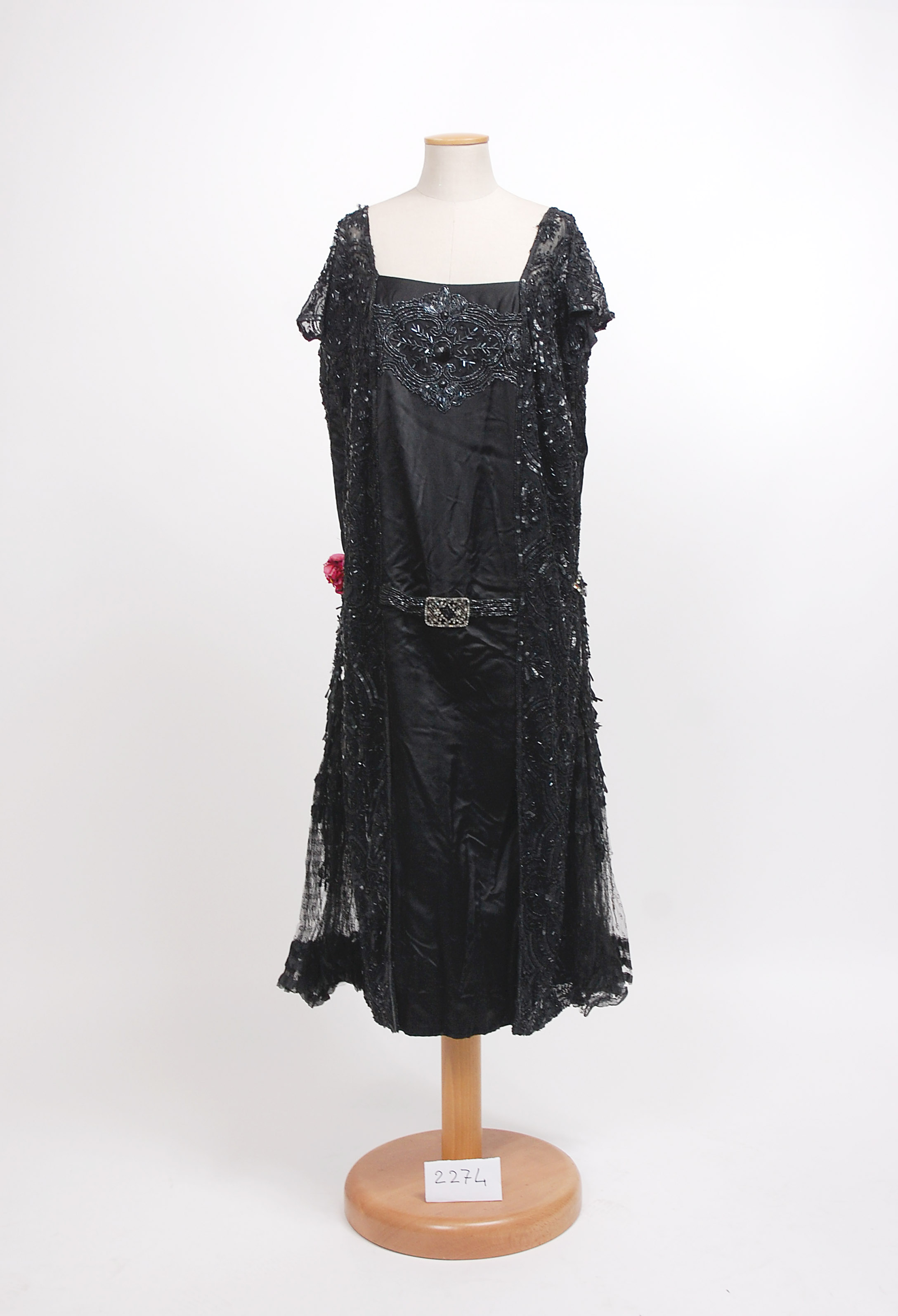 abito, civile, da sera, femminile (primo quarto sec. XX)