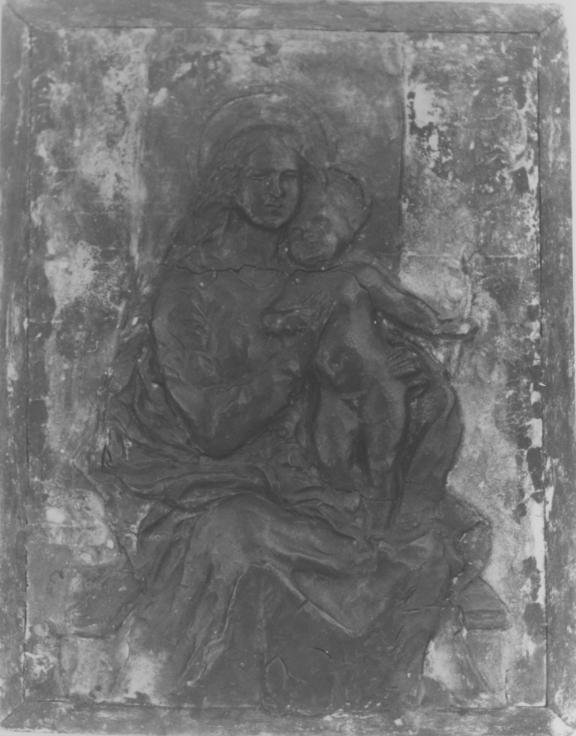 Madonna con Bambino (rilievo) - bottega toscana (sec. XIX)