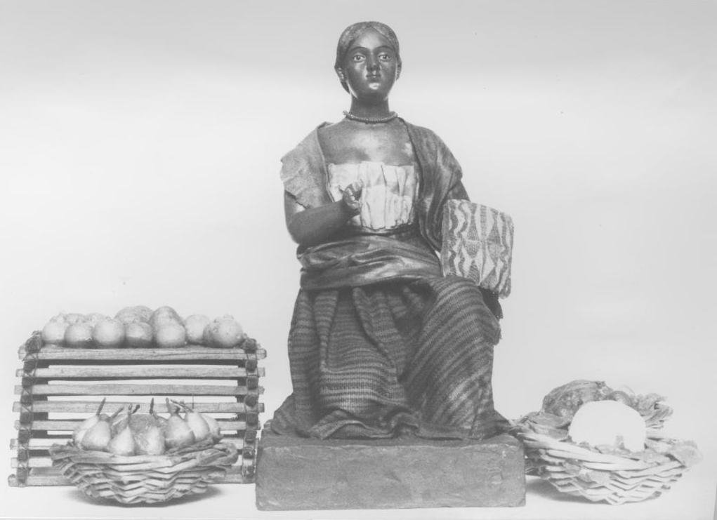 figura femminile (scultura miniaturistica) - bottega America centrale (sec. XIX)