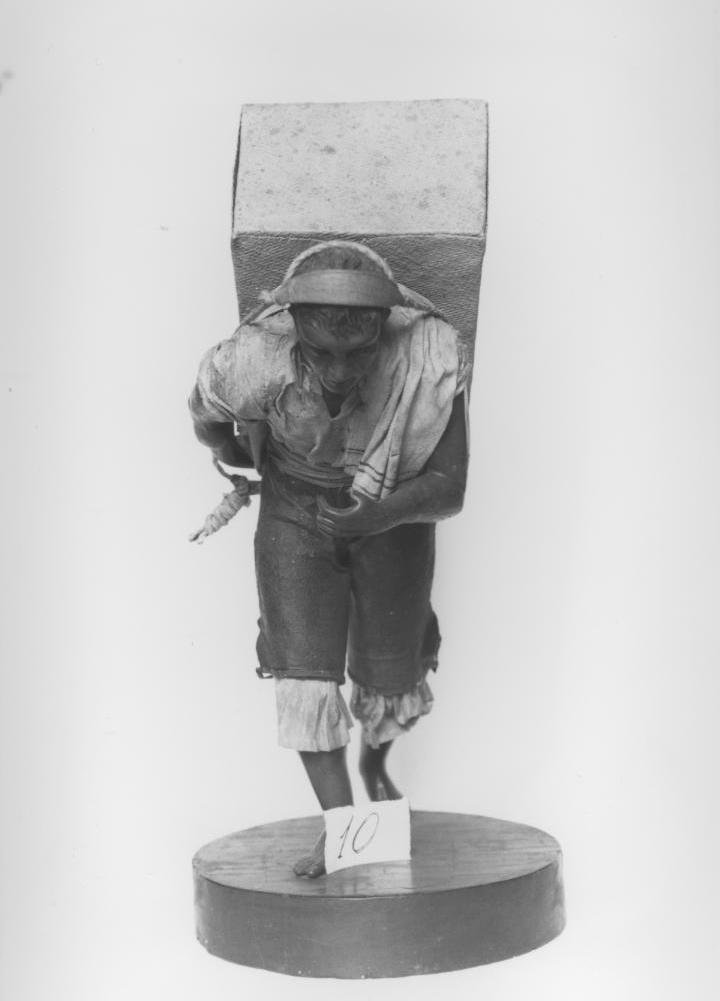 figura maschile (scultura miniaturistica) - bottega America centrale (sec. XIX)
