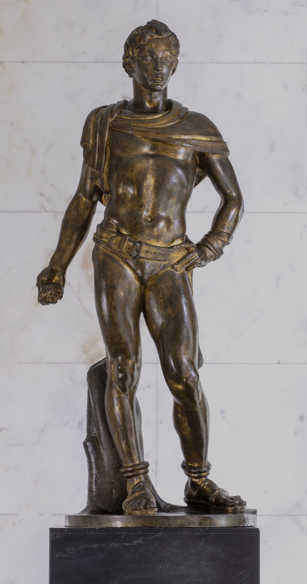 David, fromboliere (statua) di Canevari Silvio (sec. XX)