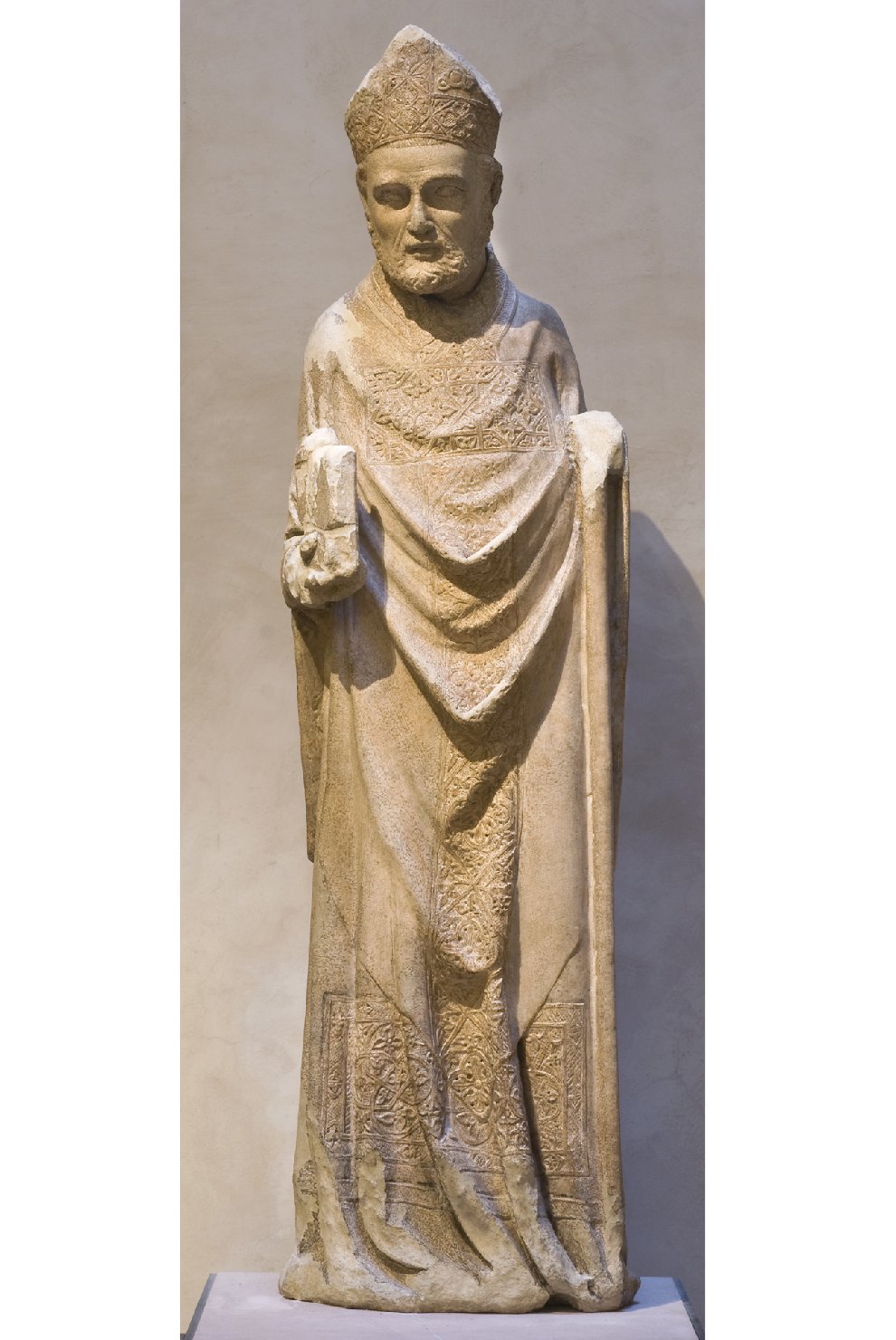 San Costanzo, San Costanzo (statua, elemento d'insieme) - ambito umbro (prima metà sec. XIV)
