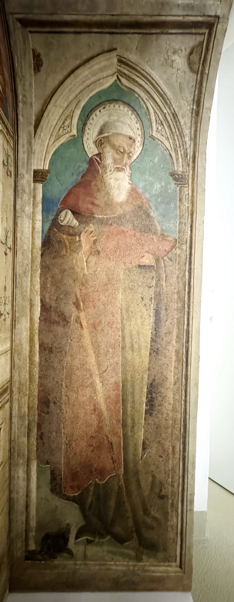 Sant'Antonio da Padova (dipinto, elemento d'insieme) di Matteo di Pietro detto Matteo da Gualdo (sec. XV)