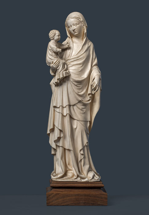 Madonna con Bambino (statuetta, opera isolata) - bottega parigina (XIV sec)