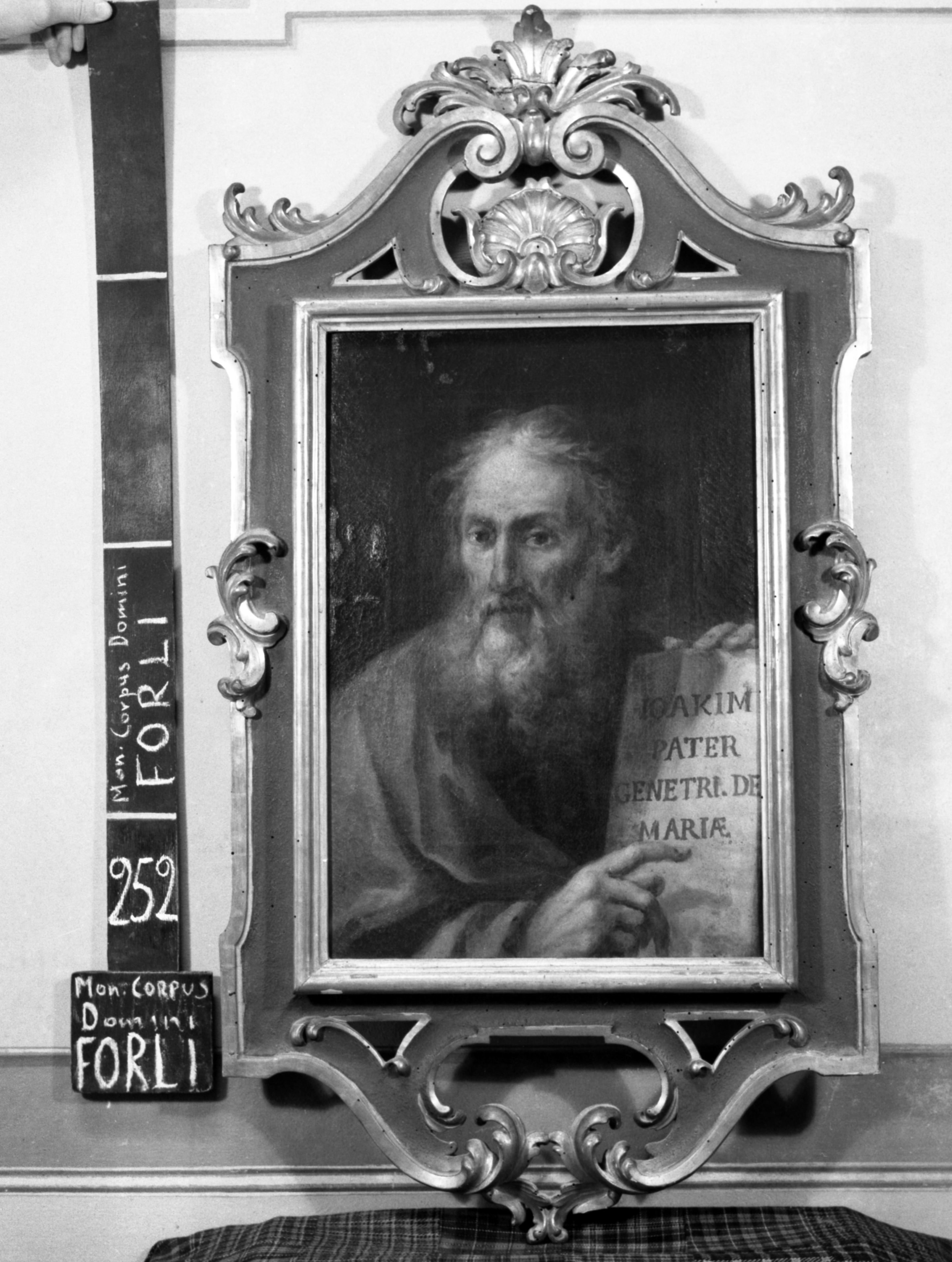 San Gioacchino (dipinto, pendant) di Marchetti Giuseppe (attribuito) (terzo quarto sec. XVIII)