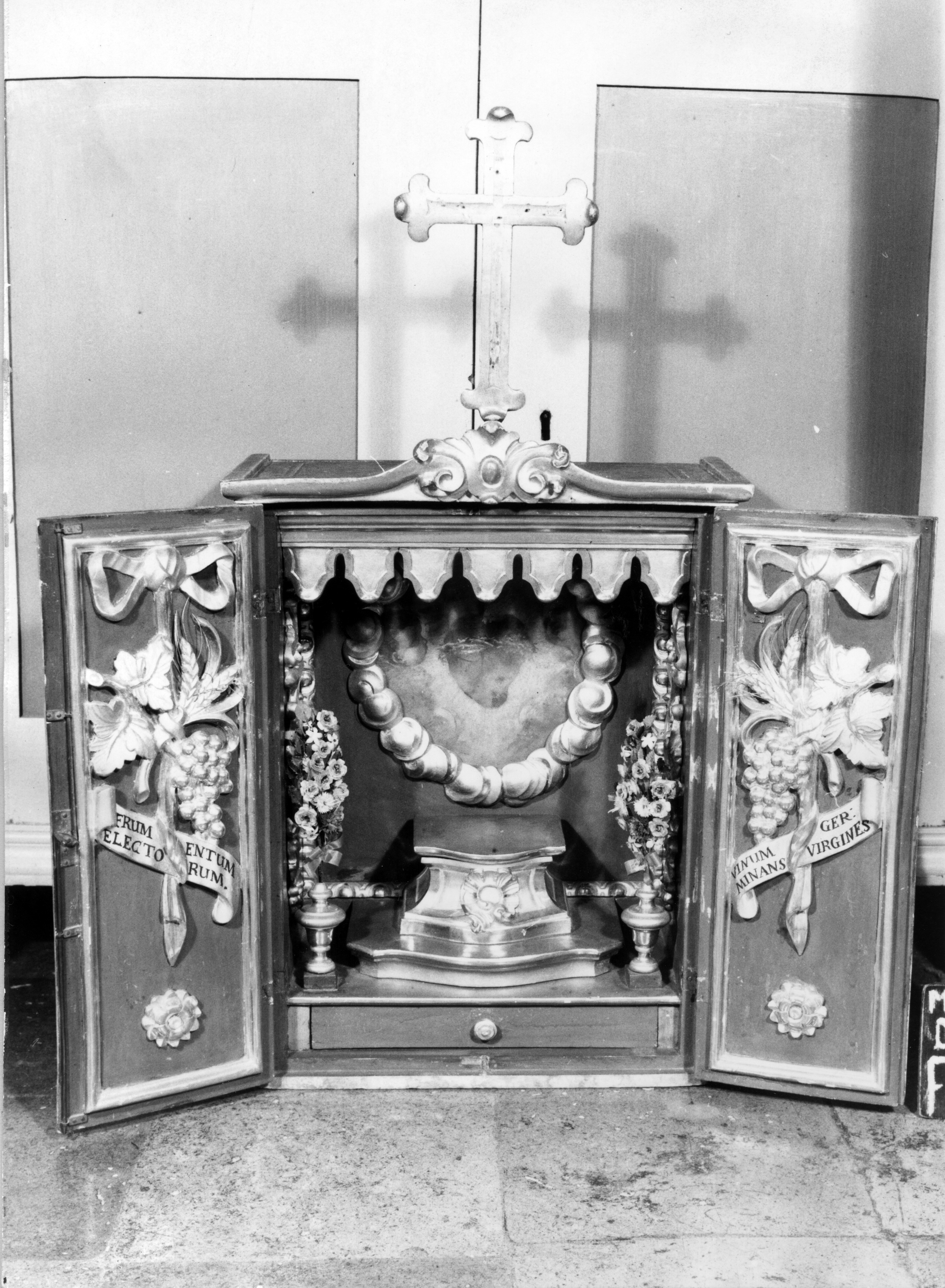 altare portatile, opera isolata - manifattura romagnola (prima metà sec. XIX)