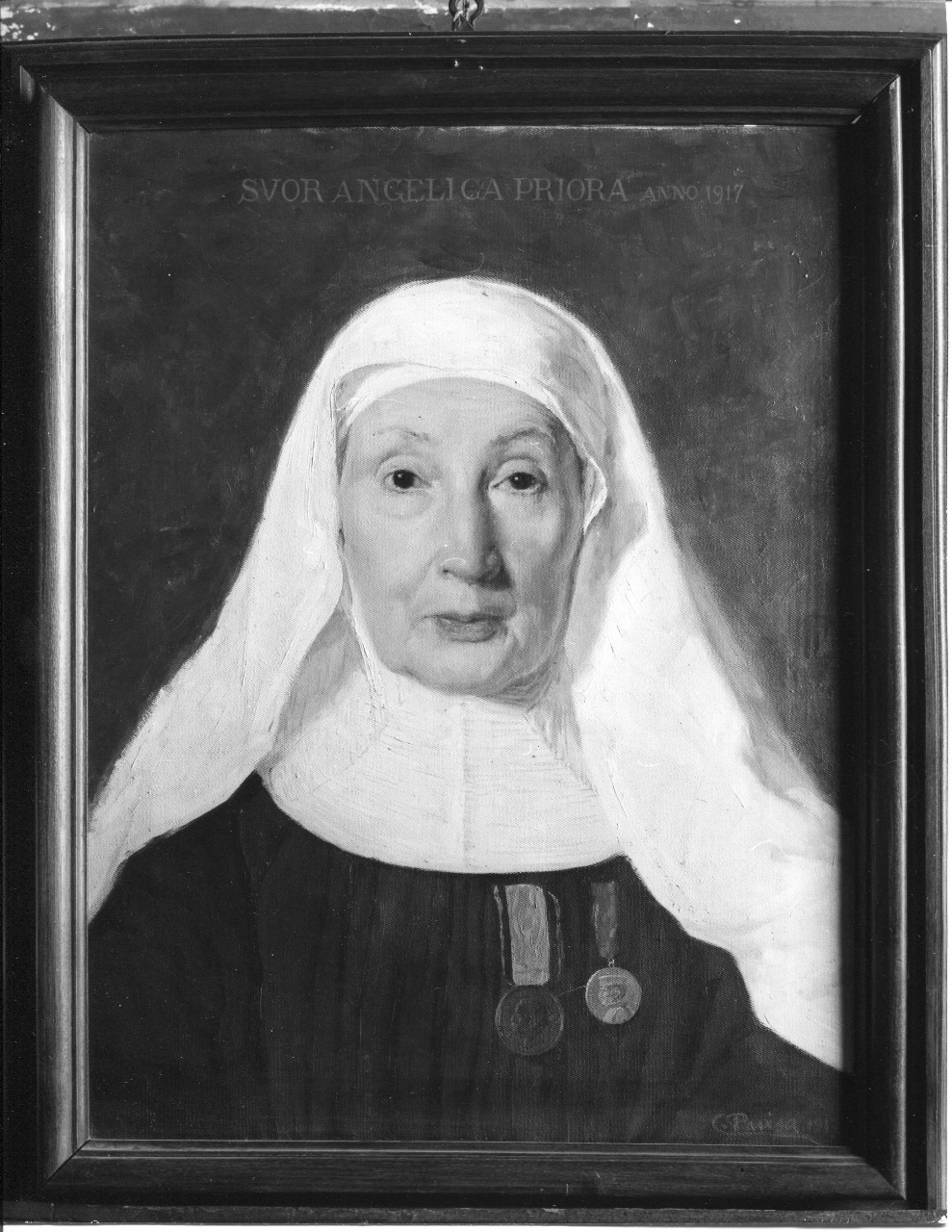 ritratto di suor Angelica priora (dipinto) di Pavisa C (sec. XX)
