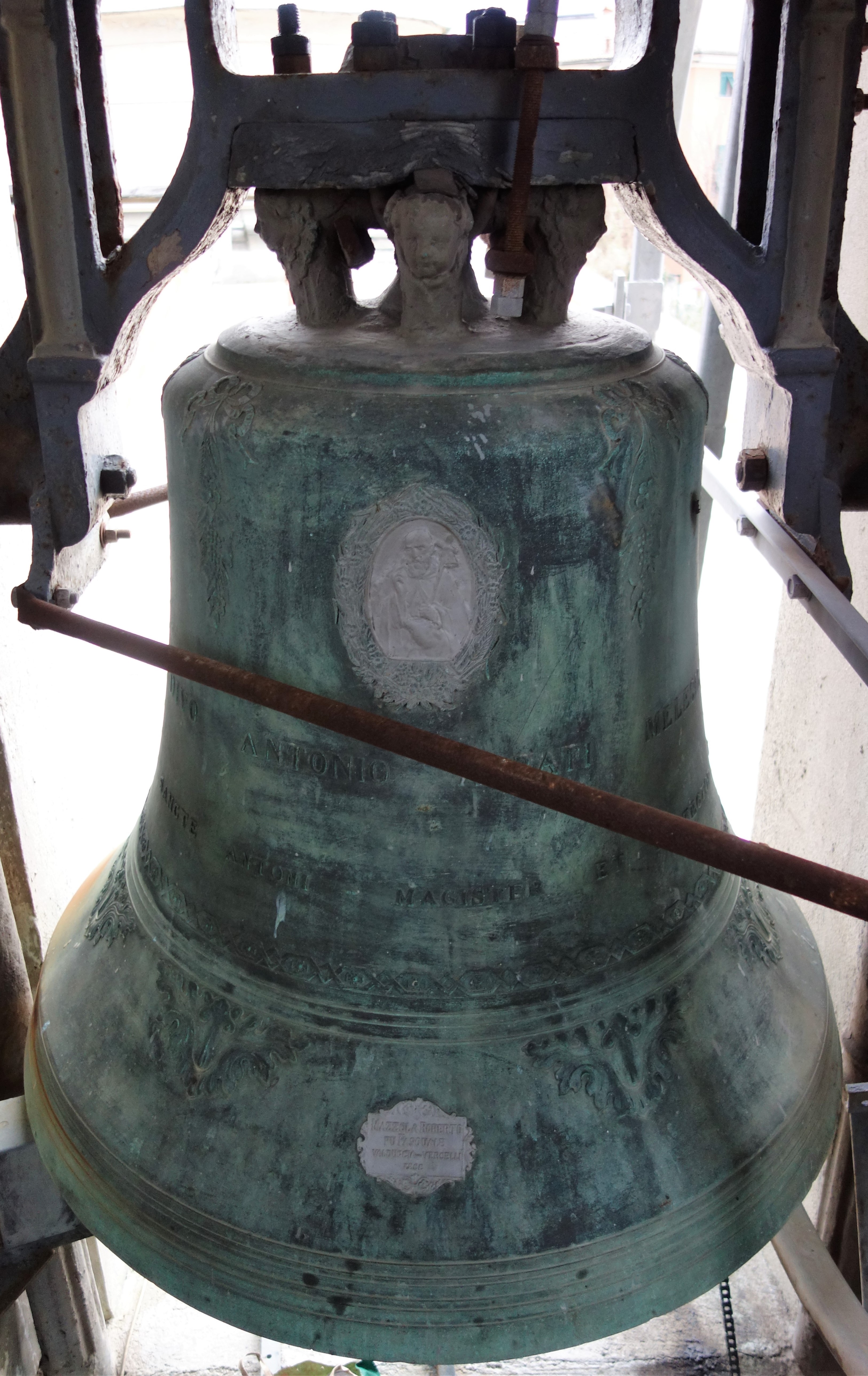 I Campana, campana maggiore (campana, bene complesso/ parte componente) di Roberto Mazzola (fonderia) (anni sessanta XX)