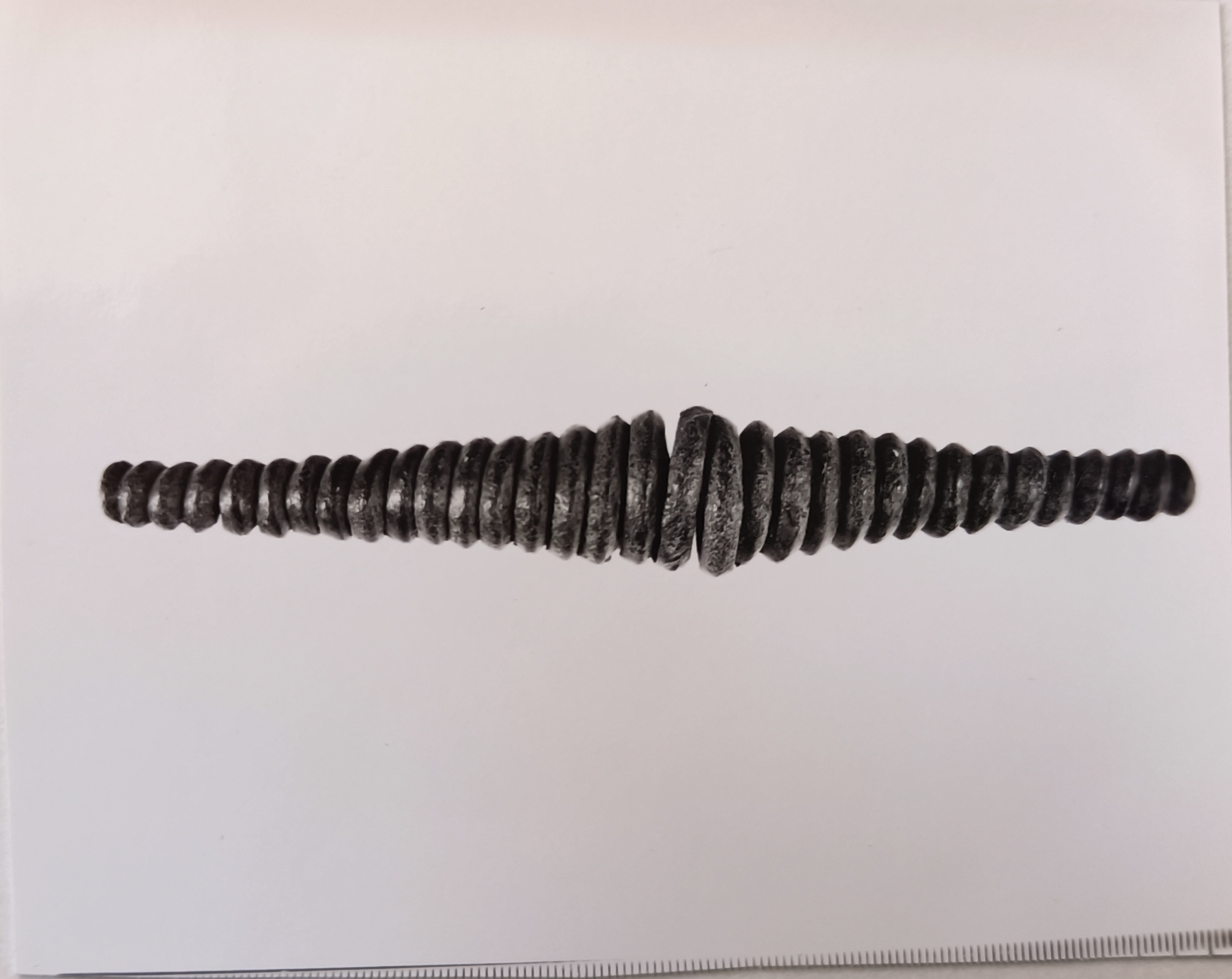 spirale - produzione etrusca (fine/ inizio SECOLI/ ARCHI DI SECOLI/ VIII-VII a.C)