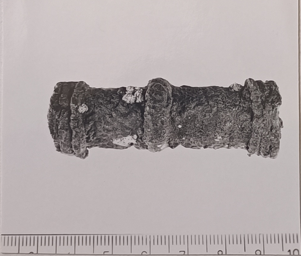 contenitore, elemento di ansa - produzione etrusca (SECOLI/ VI a.C)