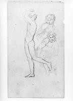 figure maschili nude (disegno) di DuprÃ¨ Giovanni (sec. XIX)