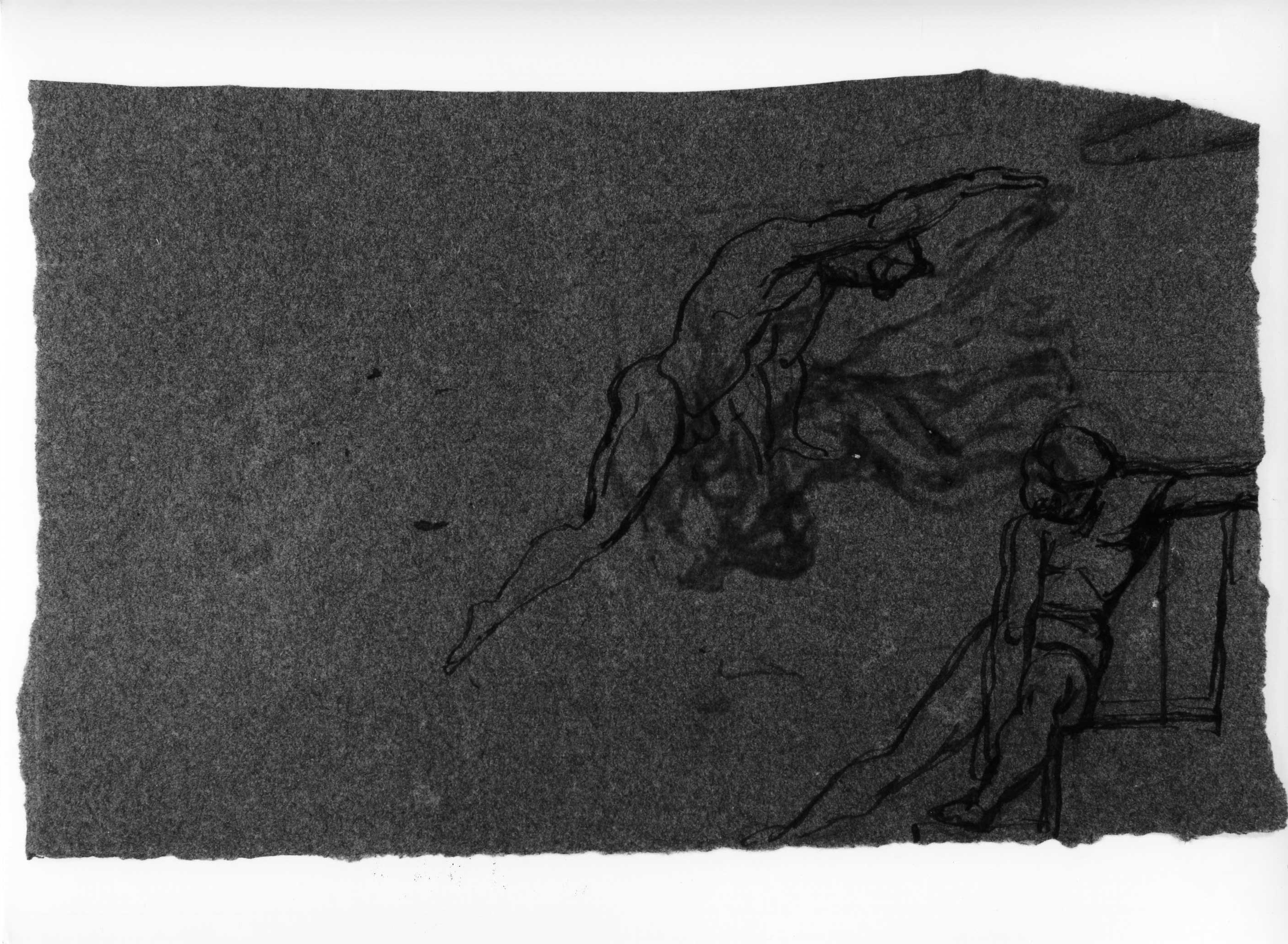 figure maschili nude (disegno) di DuprÃ¨ Giovanni (sec. XIX)