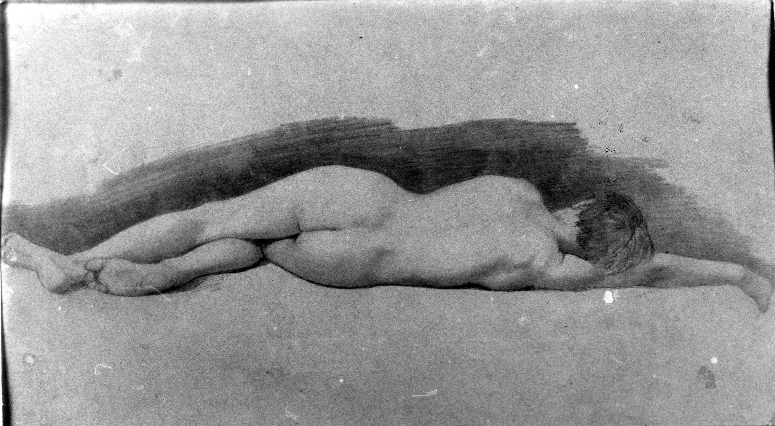 giovane nudo (disegno) di DuprÃ¨ Giovanni (sec. XIX)