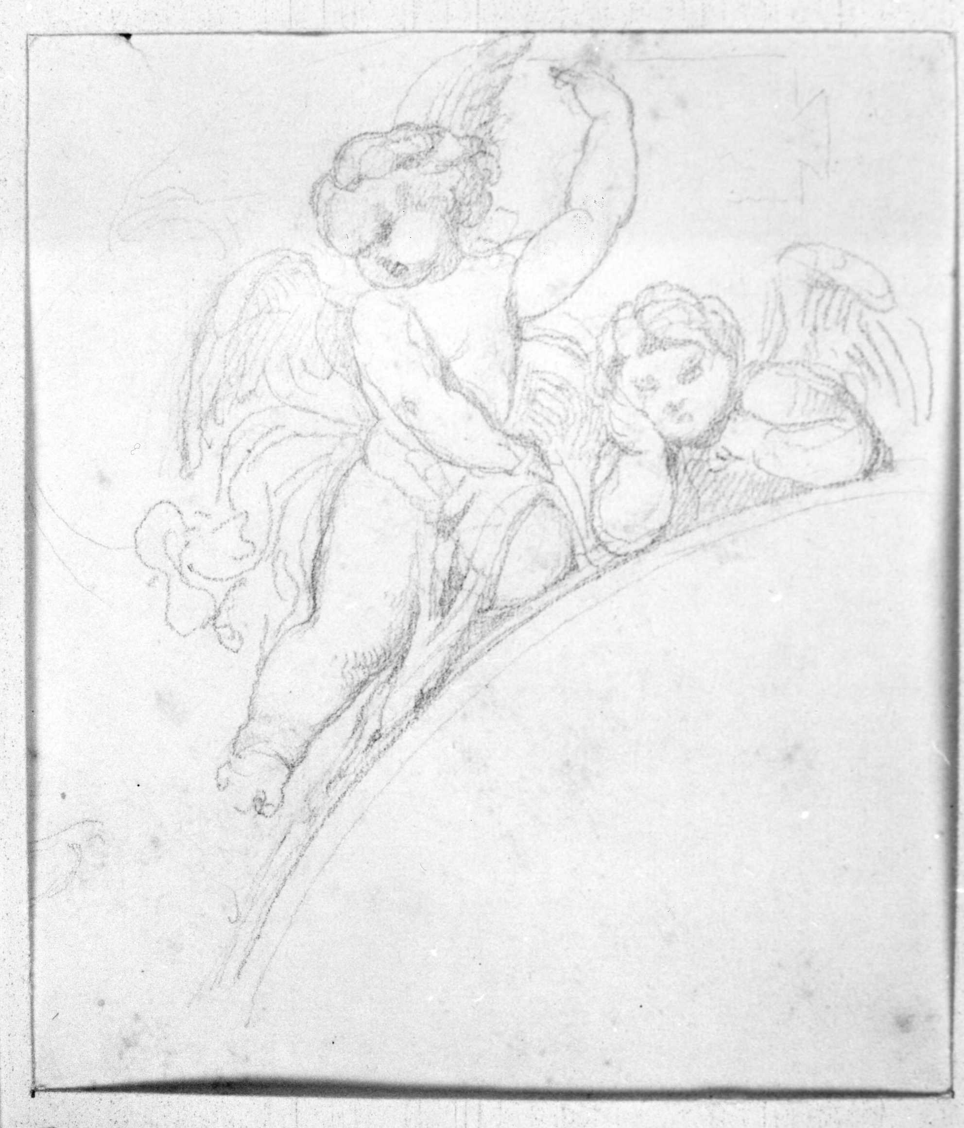 angioletti (disegno) di DuprÃ¨ Giovanni (sec. XIX)