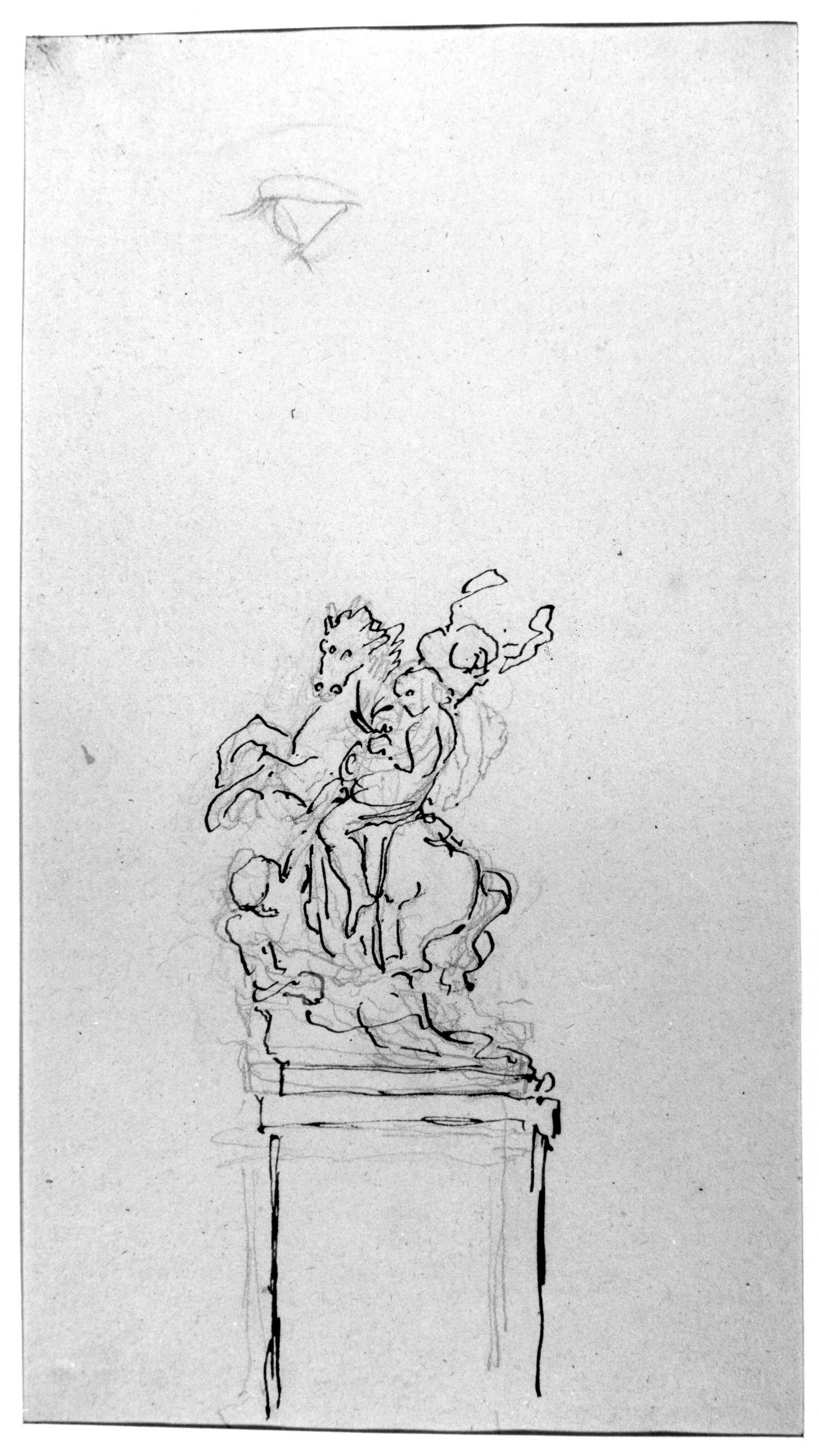 monumento (disegno preparatorio) di DuprÃ¨ Giovanni (sec. XIX)