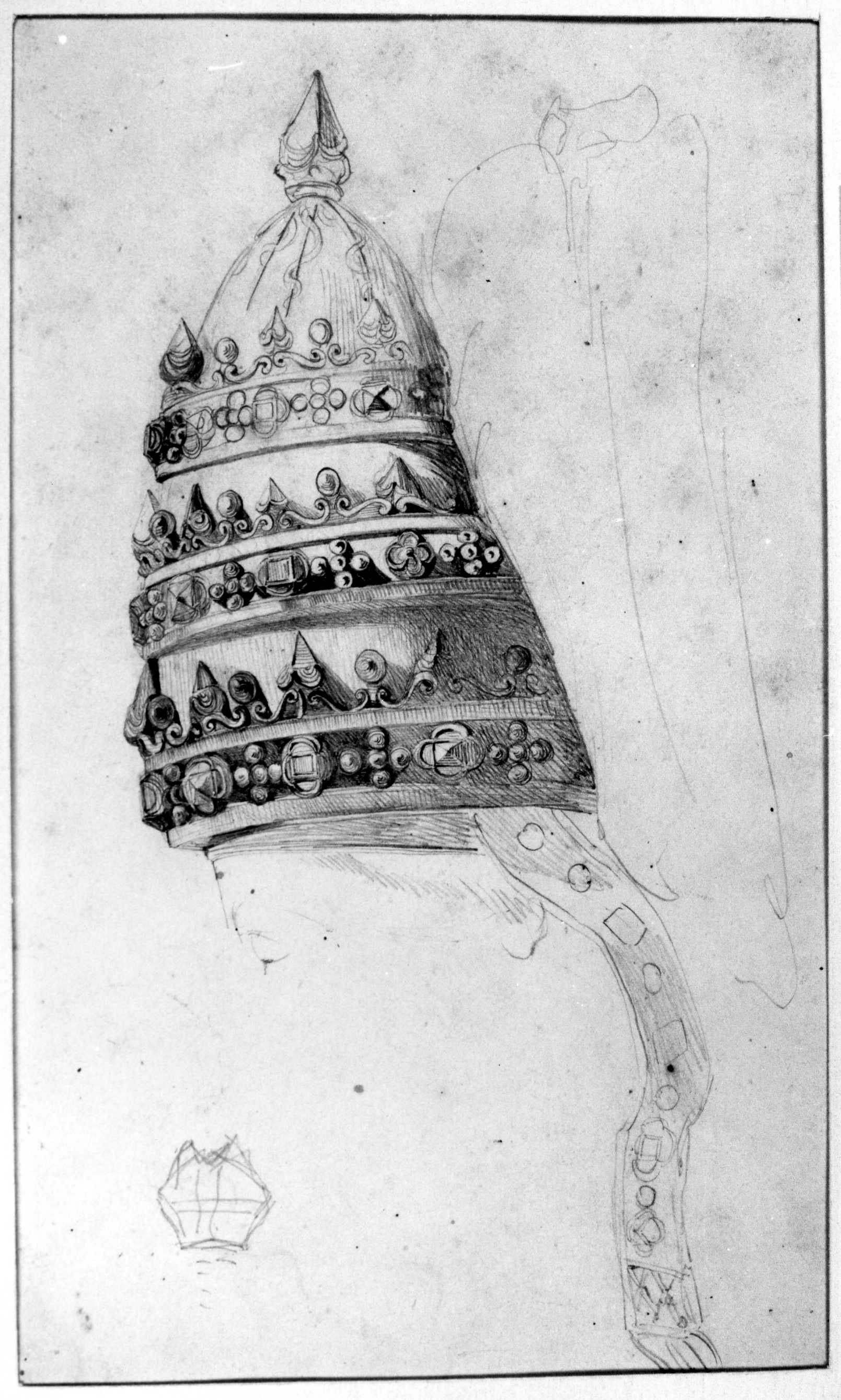 tiara (disegno) di DuprÃ¨ Giovanni (sec. XIX)