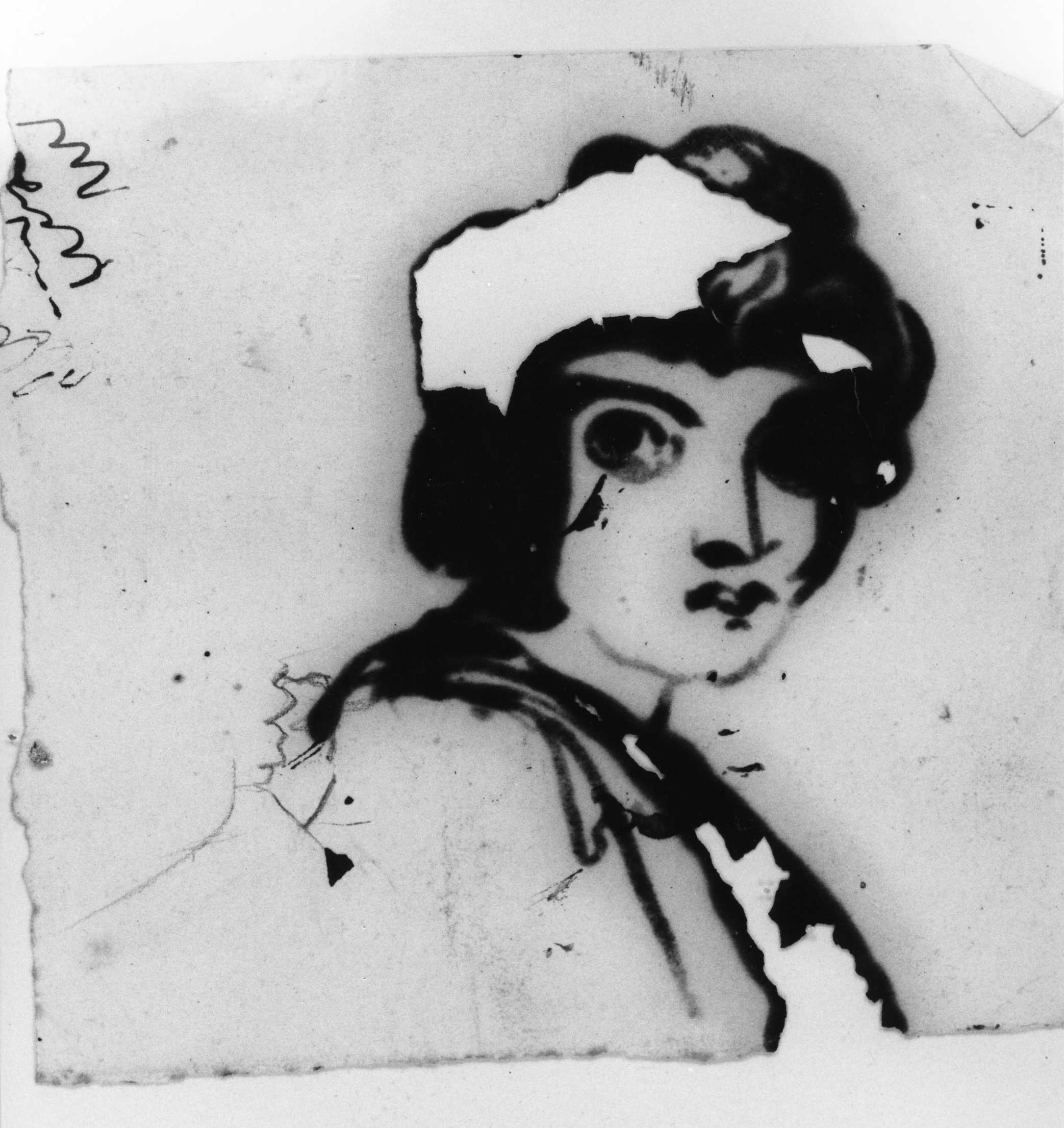 ritratto di fanciulla (disegno) di DuprÃ¨ Giovanni (sec. XIX)