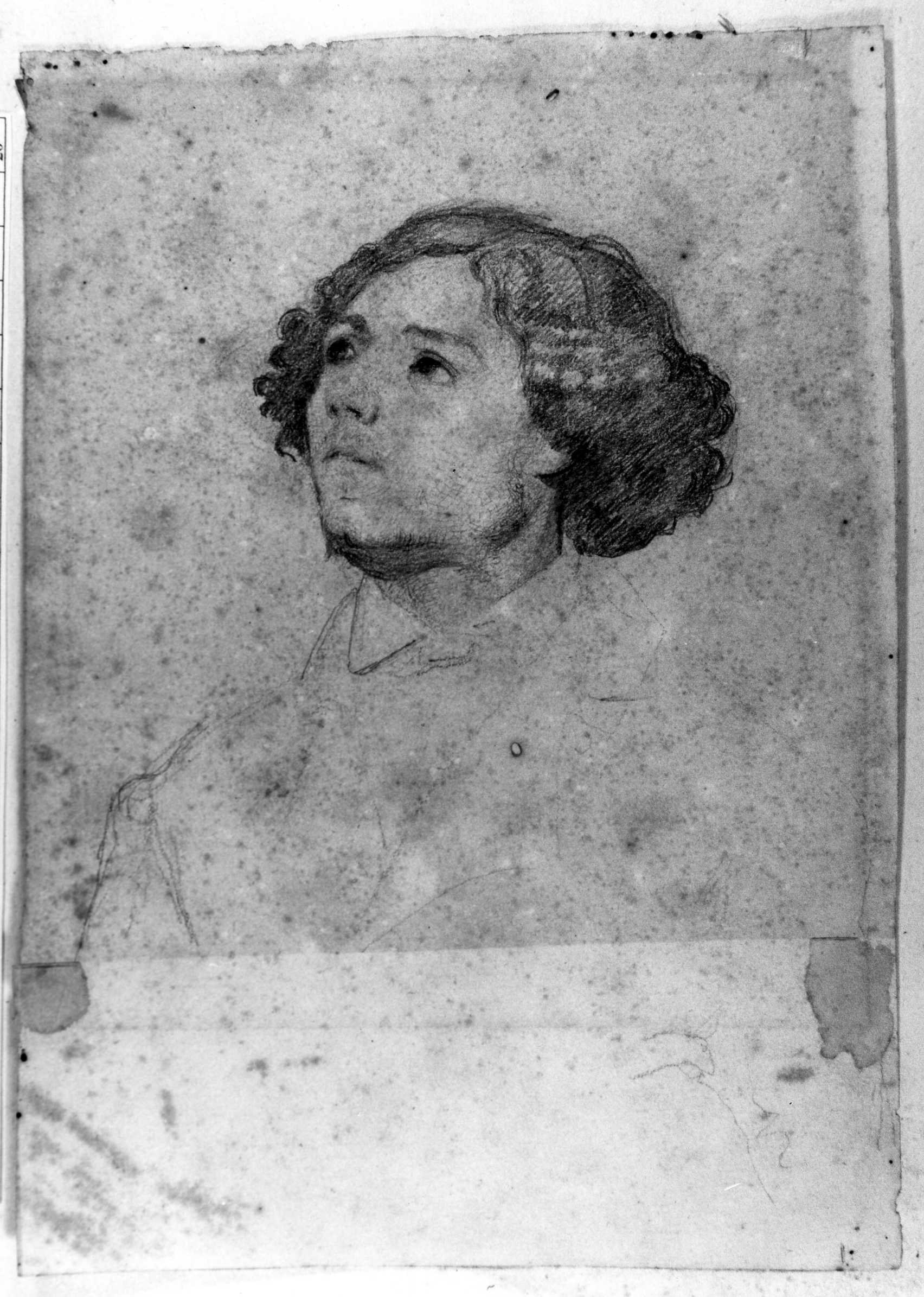 giovane (disegno) di DuprÃ¨ Giovanni (sec. XIX)