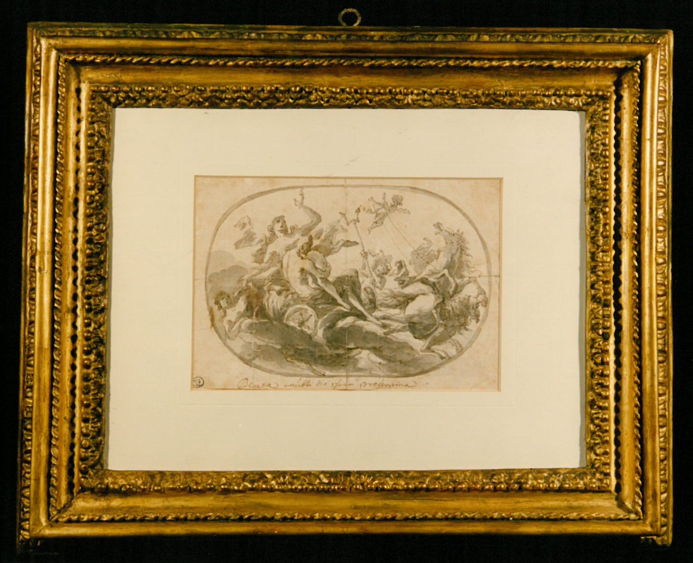 ratto di Proserpina (disegno) di Ricci Sebastiano (attribuito) (inizio sec. XVIII)