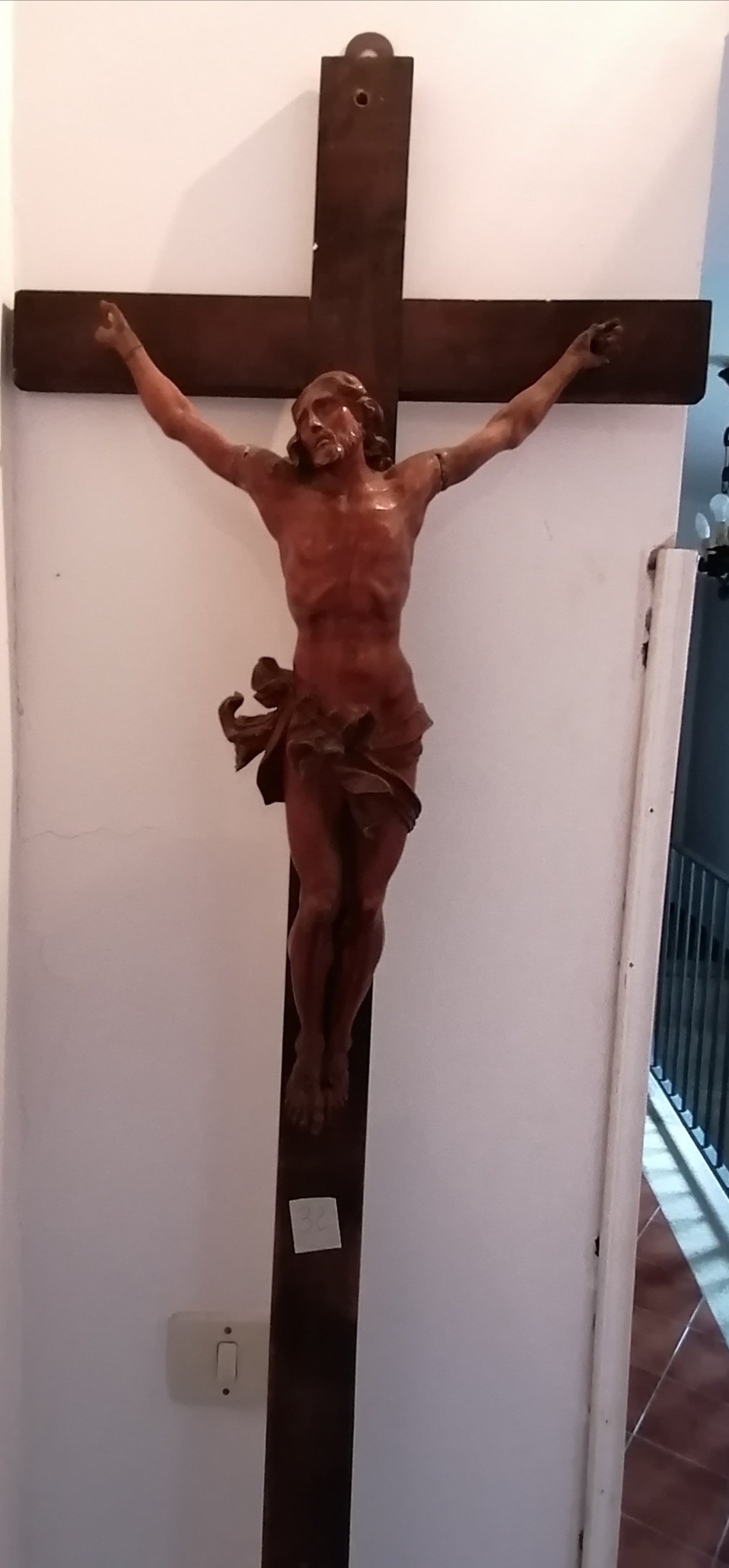 Cristo crocifisso (scultura) - ambito Italia centrale (XIX)