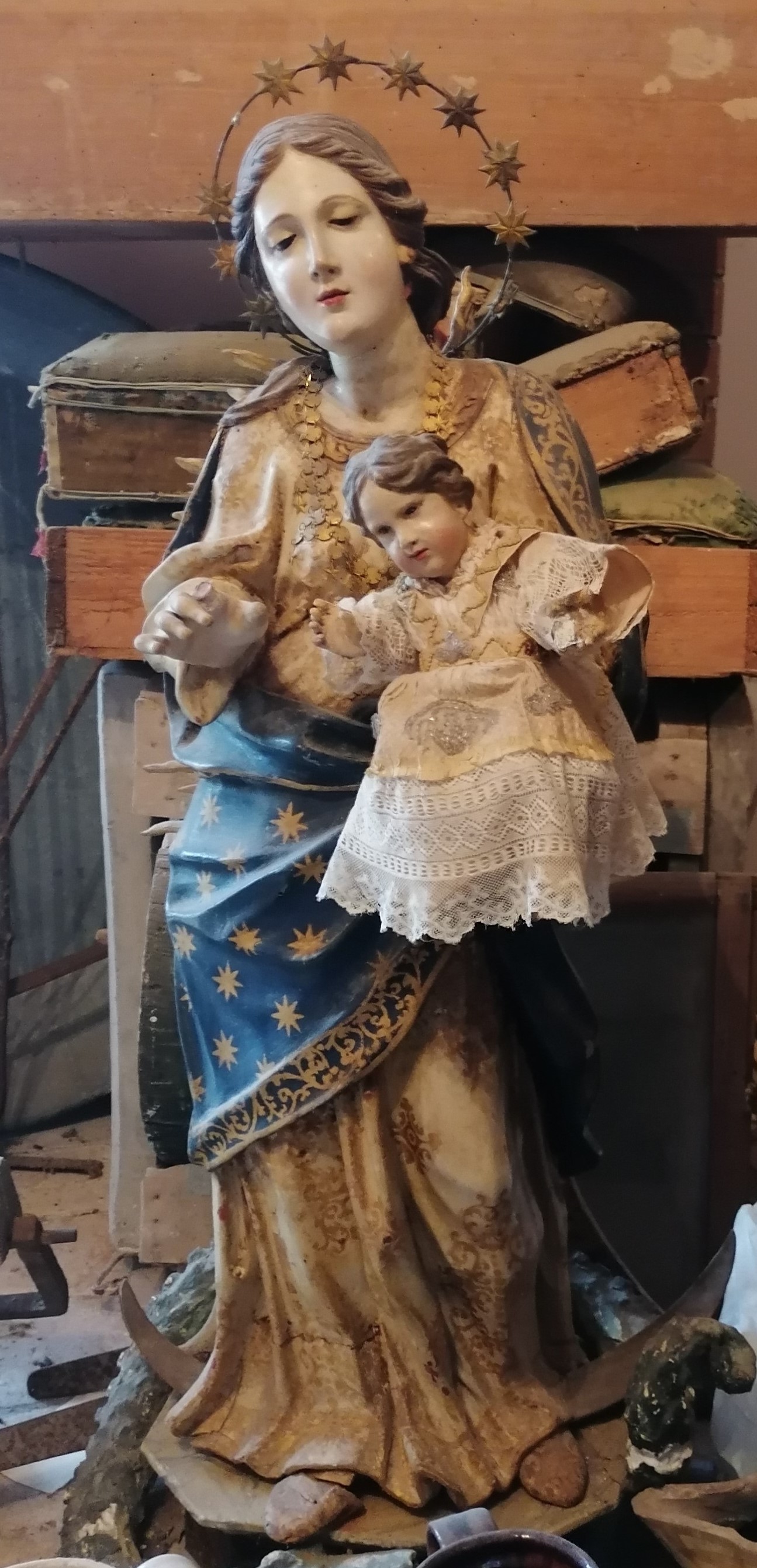 Immacolata Concezione con il Bambino (scultura) - ambito Italia centrale (XVIII)