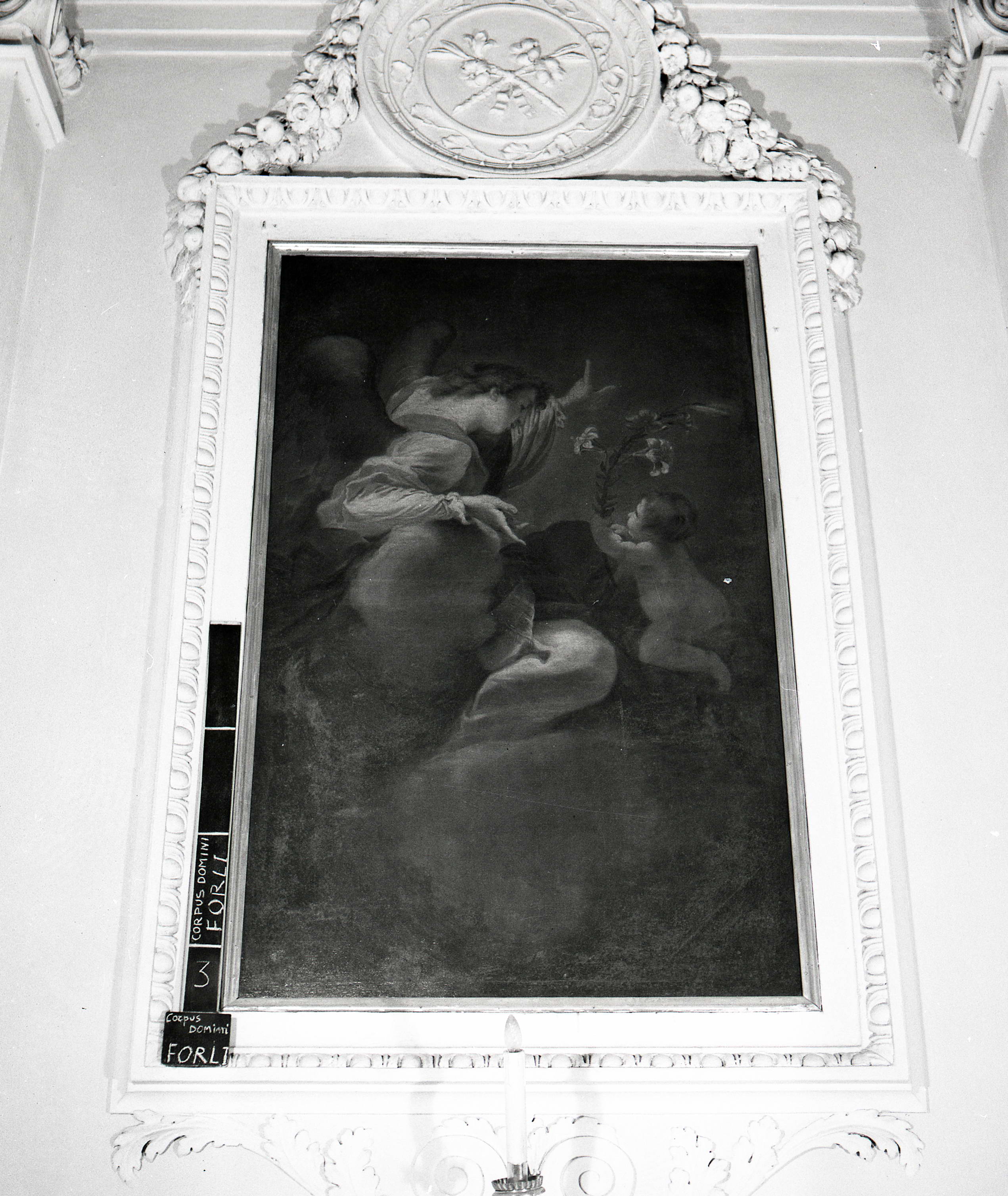 Arcangelo Gabriele (dipinto, elemento d'insieme) di Gandolfi Gaetano (maniera) (ultimo quarto XVIII)