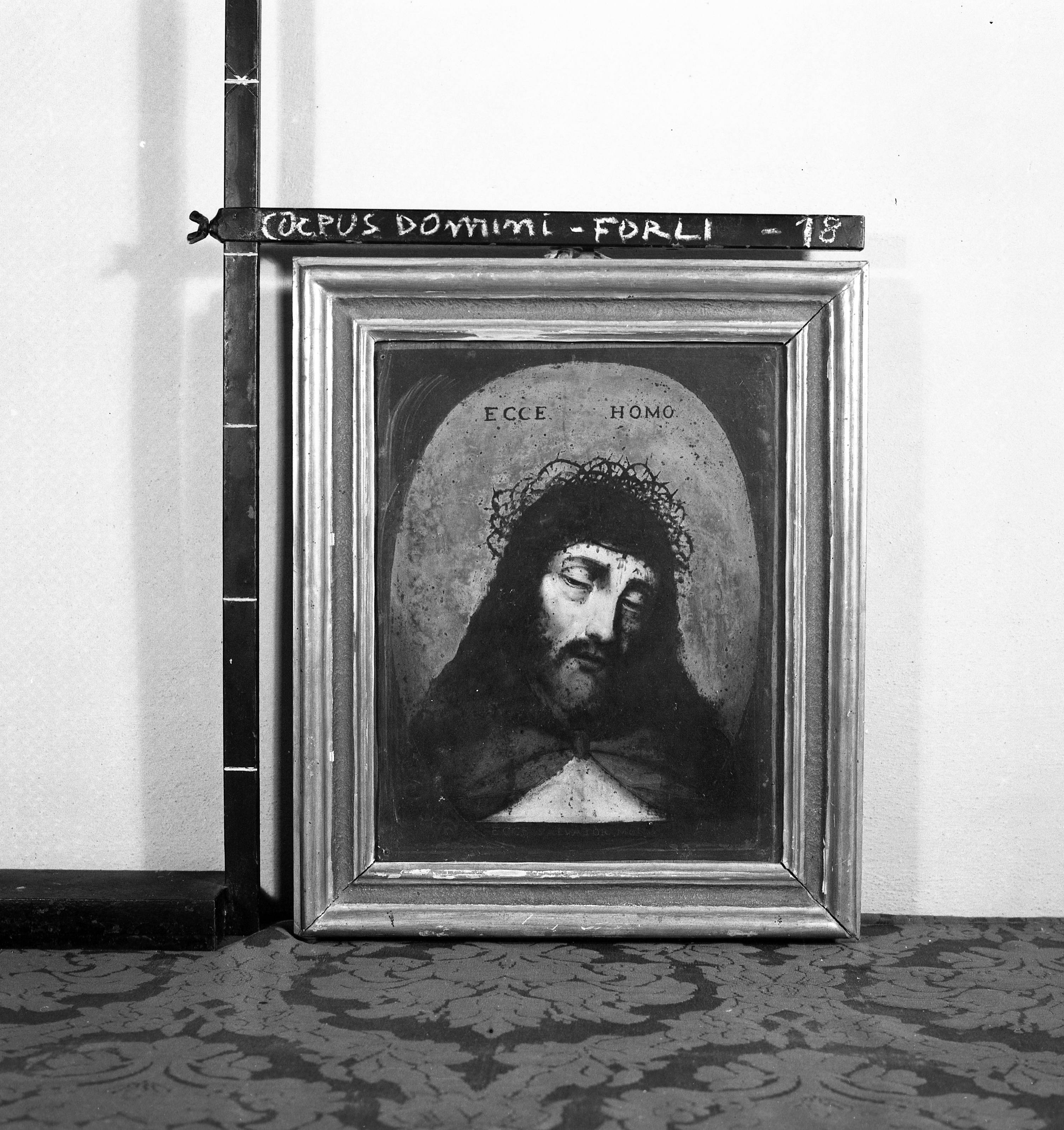 Ecce Homo (dipinto, opera isolata) - ambito fiammingo (XVI/ XVII)