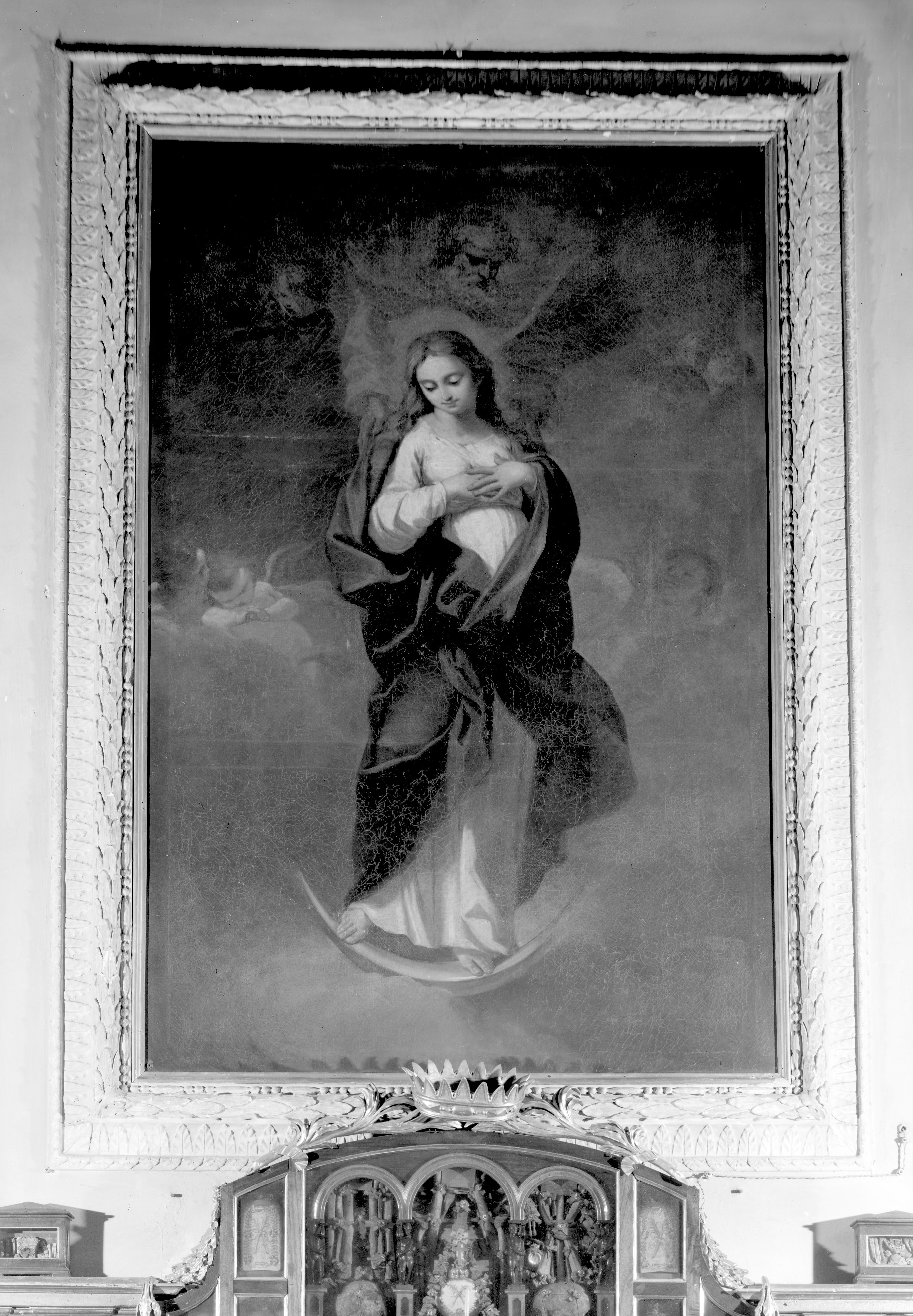Madonna Immacolata (dipinto, opera isolata) di Gandolfi Gaetano (maniera) (ultimo quarto XVIII)