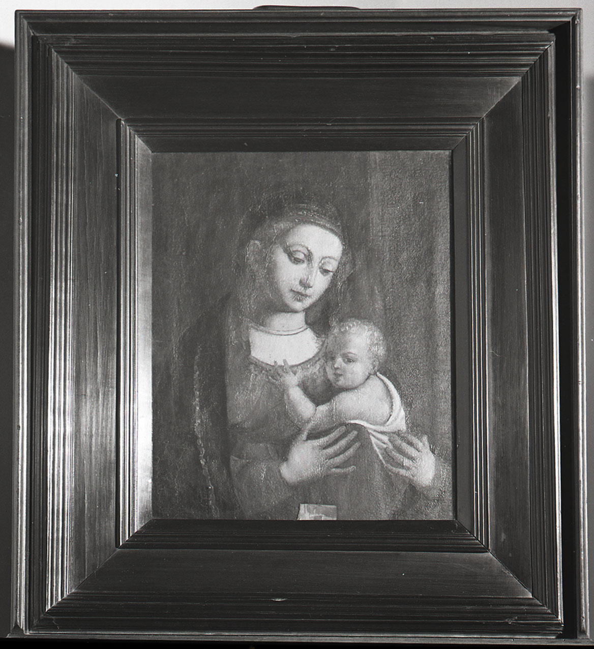 Madonna con Bambino (dipinto, opera isolata) - ambito romagnolo ((?) XVI)