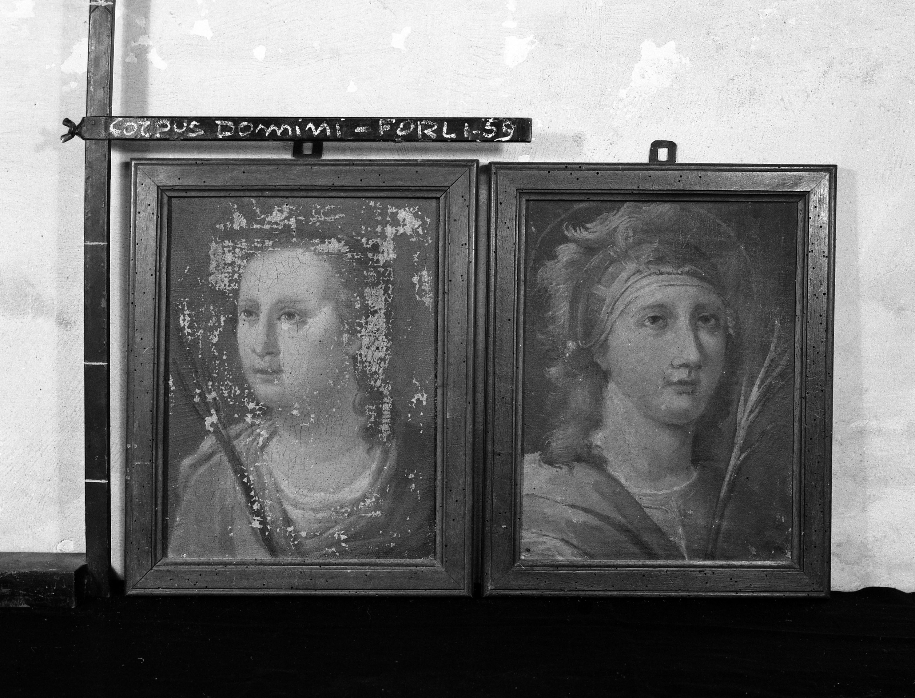 Busto di San Calcedonio Martire (dipinto, elemento d'insieme) - ambito romagnolo (XVIII)