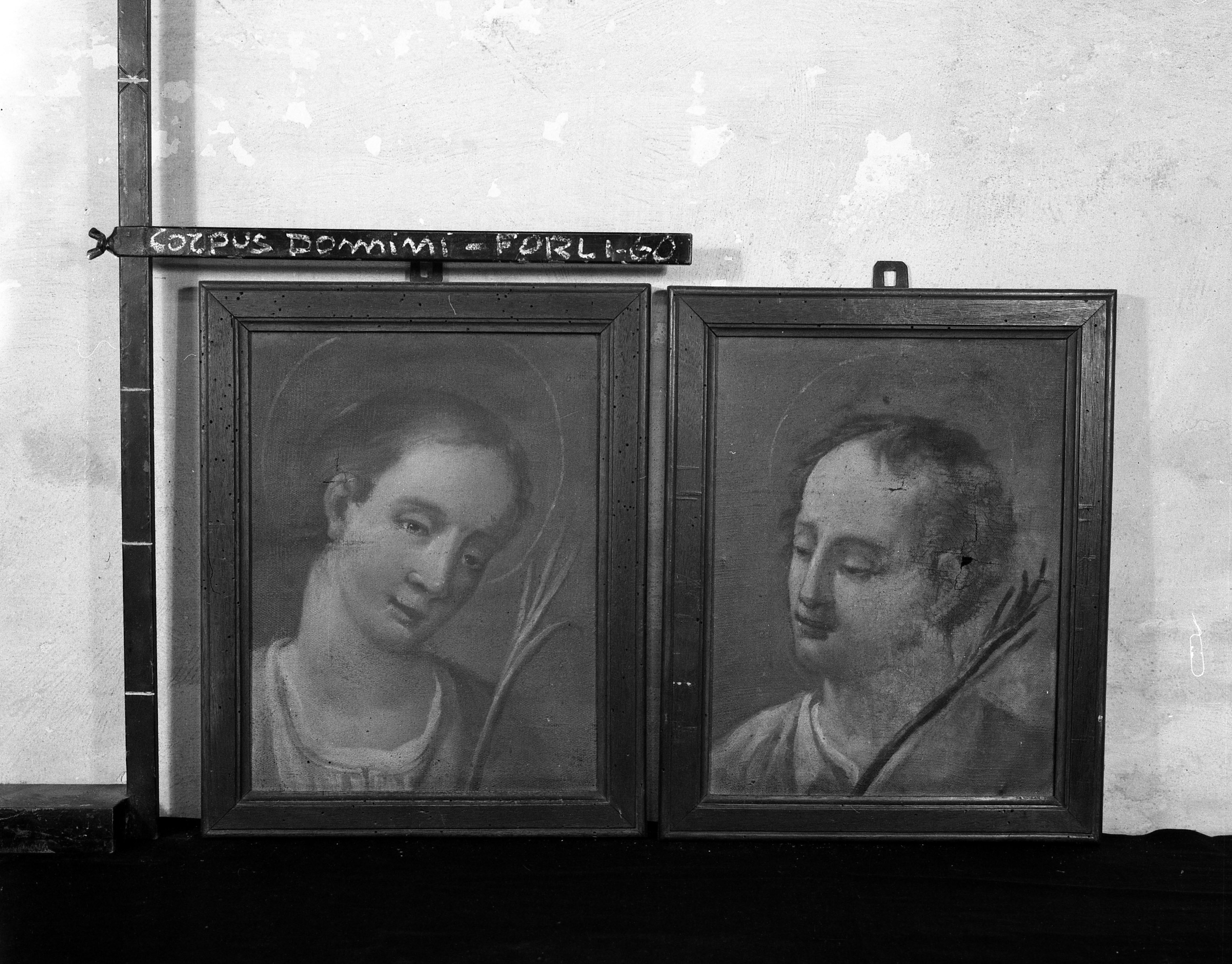 Busto di Santo martire (dipinto, elemento d'insieme) - ambito romagnolo (XVIII)