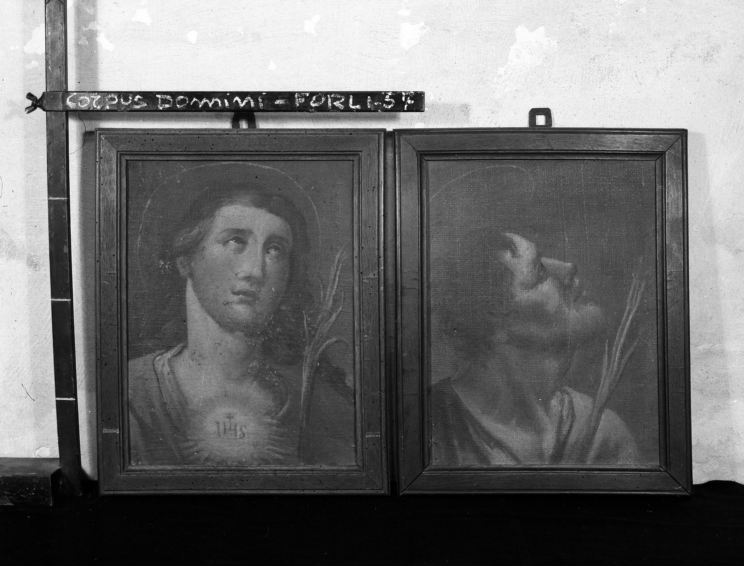 Busto di Santo martire (dipinto, elemento d'insieme) - ambito romagnolo (XVIII)