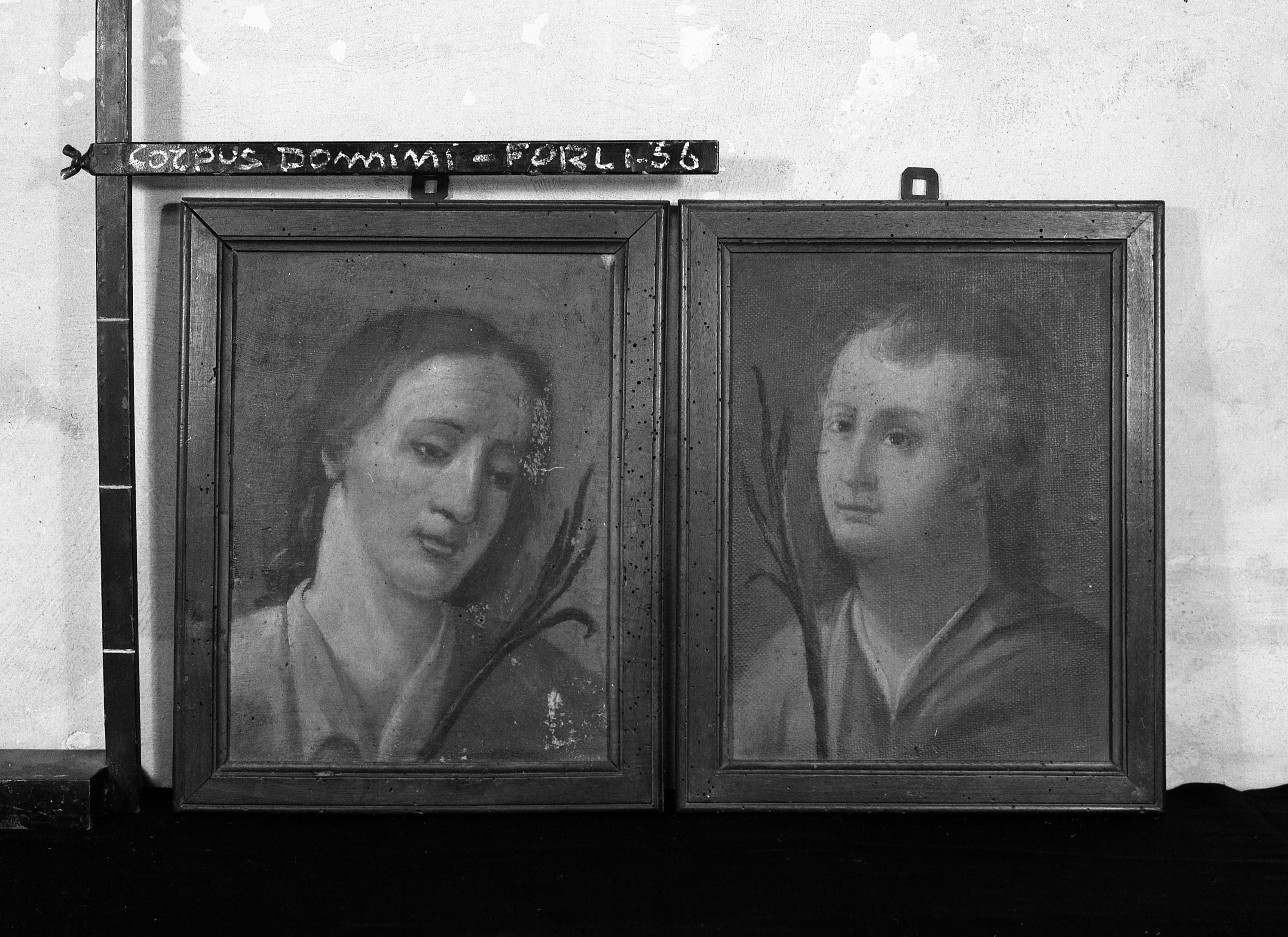 Busto di Santo martire (dipinto, elemento d'insieme) - ambito romagnolo (XVIII)