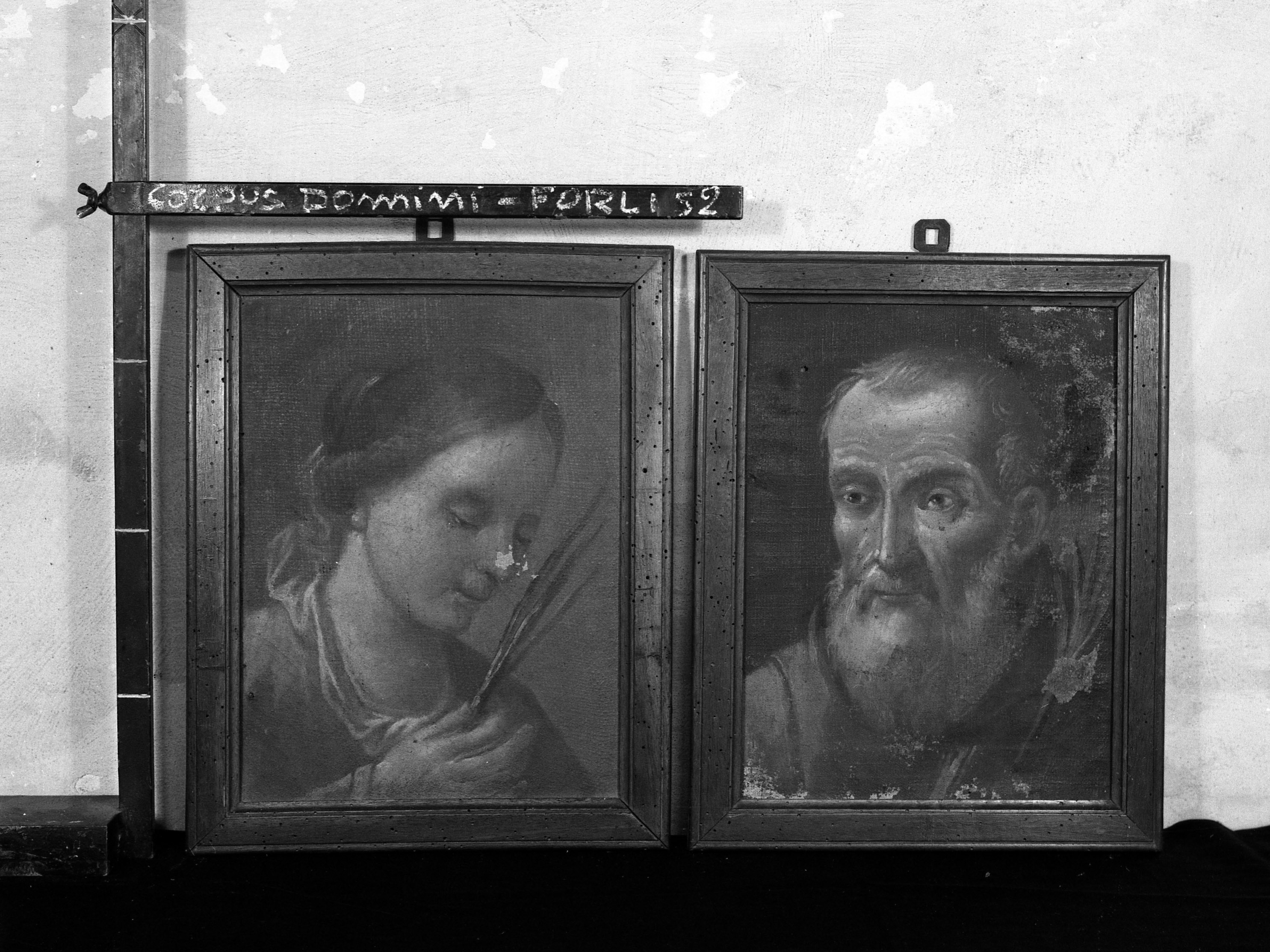 Busto di Santo martire (dipinto, elemento d'insieme) - ambito romagnolo (XVIII)