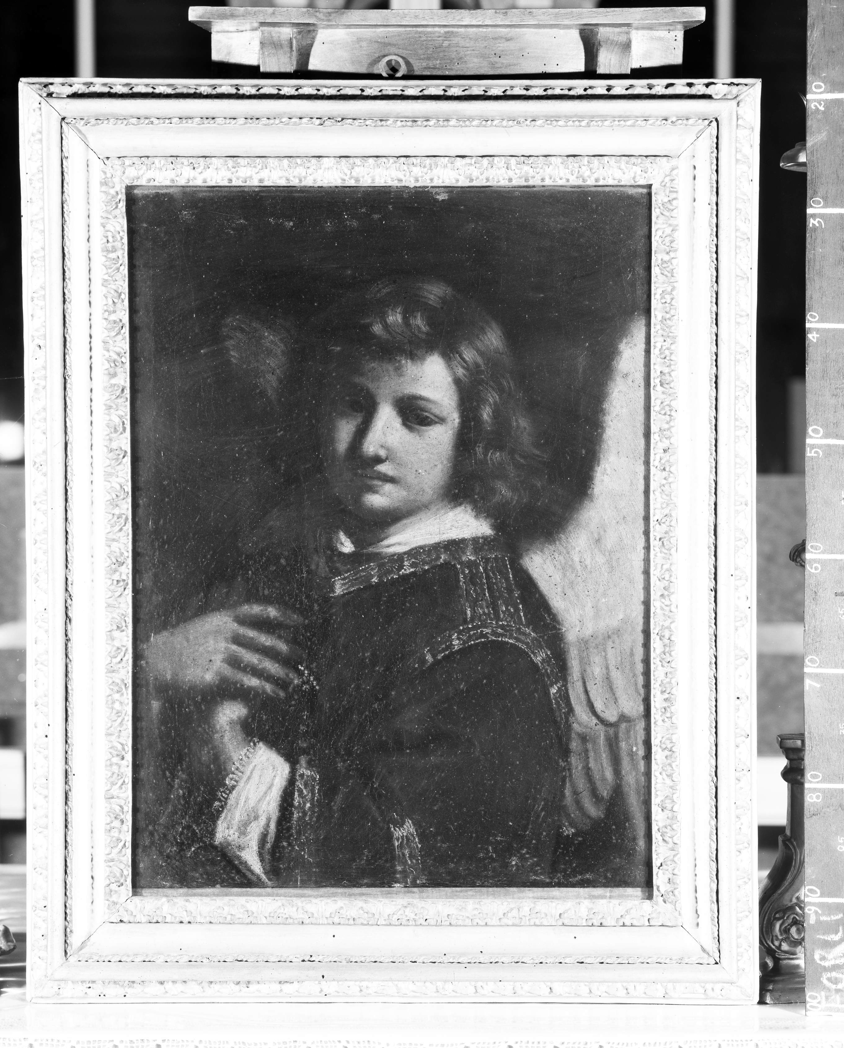 Angelo custode (dipinto, opera isolata) - ambito romagnolo (seconda metà XVII)