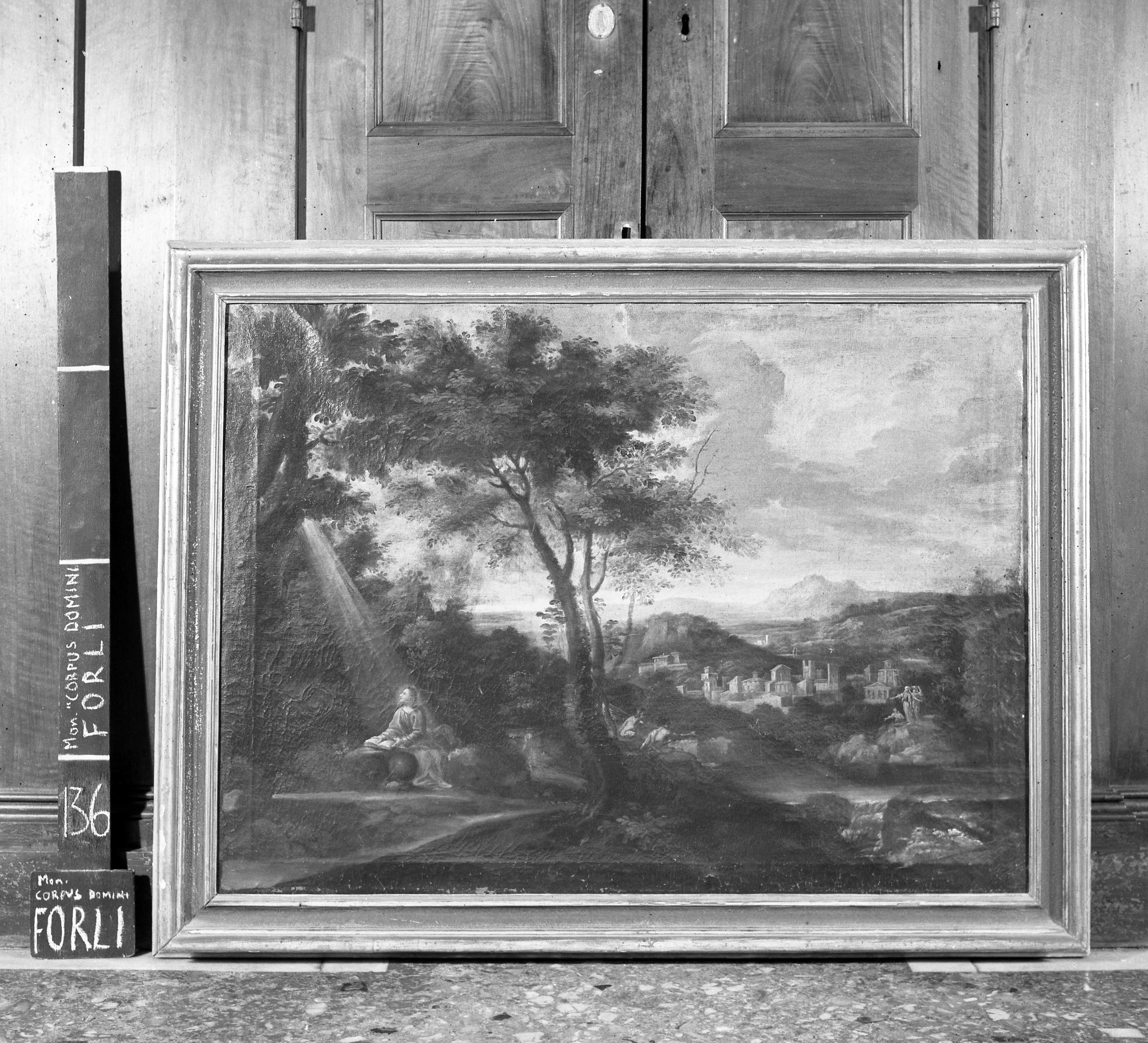 San Giovanni evangelista nell'isola di Patmos (dipinto, opera isolata) - ambito emiliano (XVII)