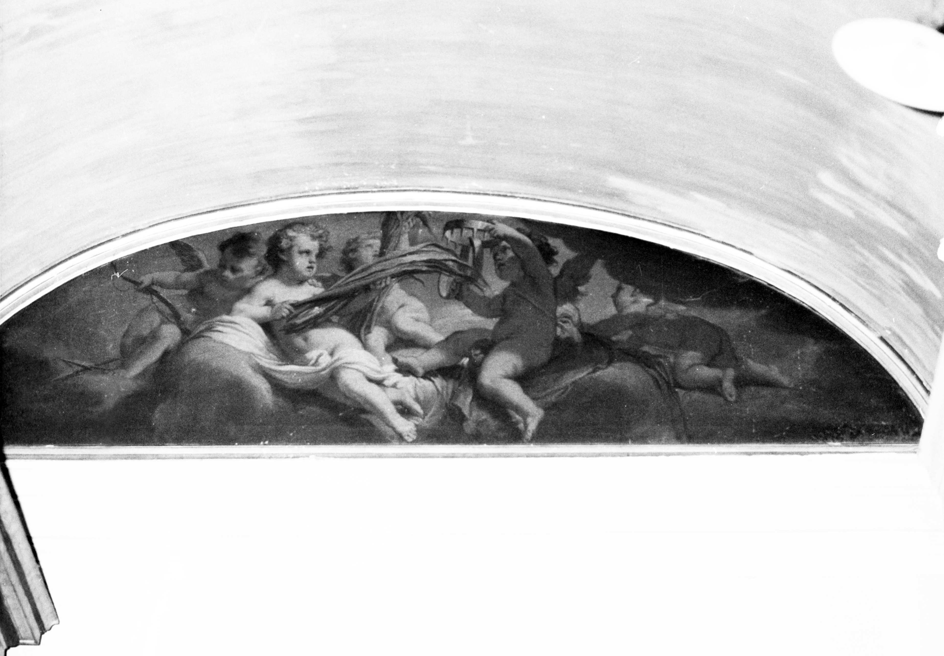 Angeli che esibiscono strumenti del martirio (dipinto, pendant) di Gandolfi Gaetano (ultimo quarto XVIII)