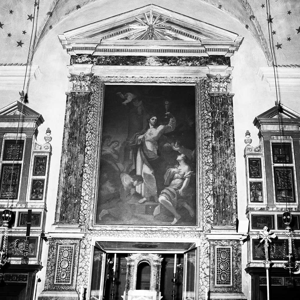 altare - a edicola, opera isolata - manifattura romagnola (ultimo quarto XVIII)