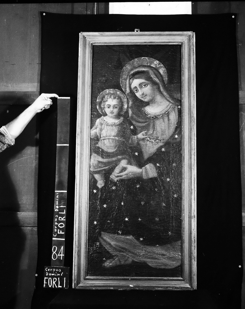 Madonna con Bambino (dipinto, opera isolata) - ambito romagnolo (XVI)