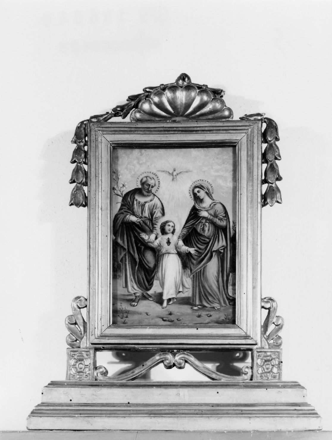 Sacra Famiglia e Spirito Santo (ancona, opera isolata) - ambito romagnolo (fine/ metà XVIII/ XIX)