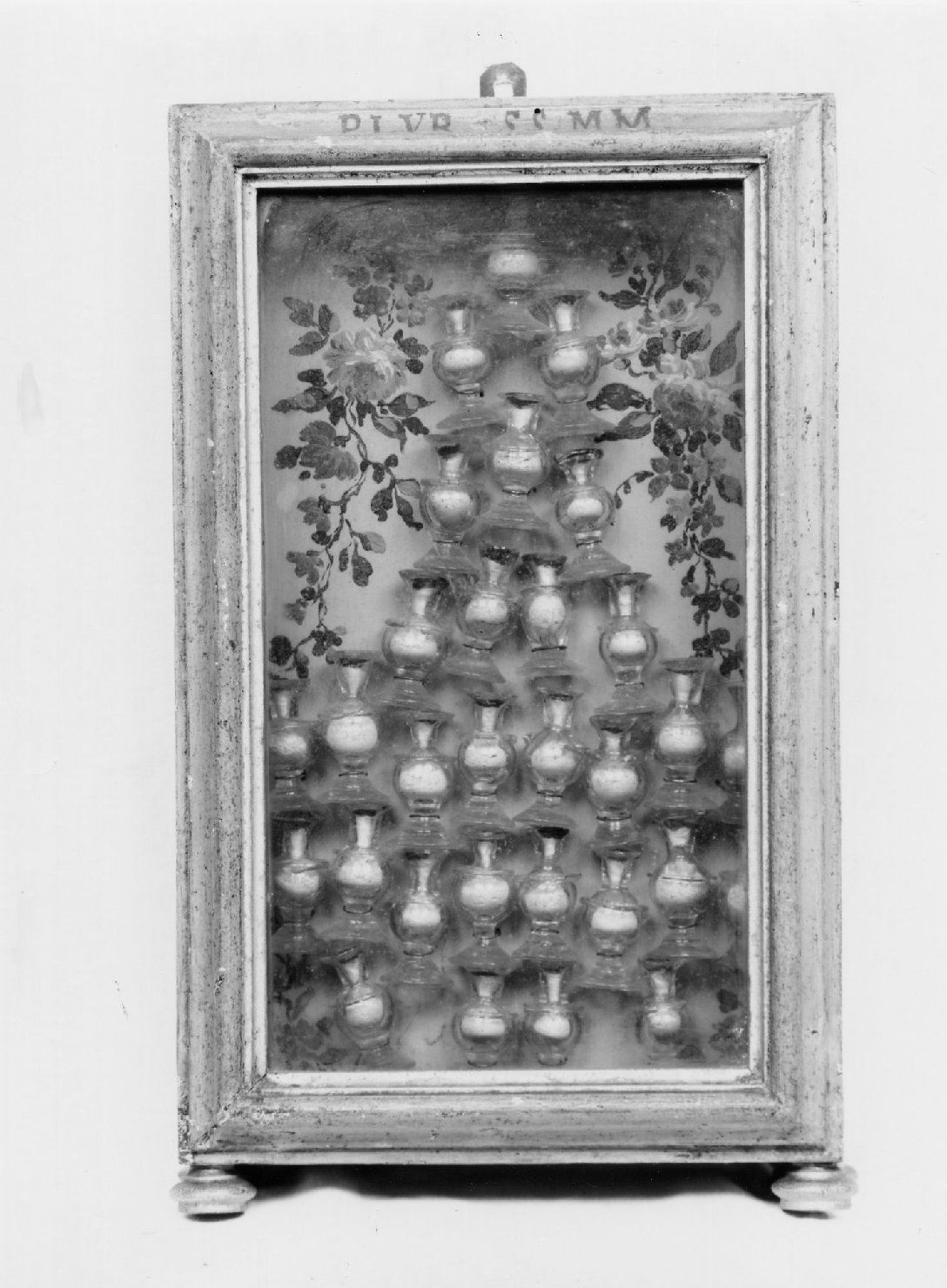 reliquiario - a tabella, paio - manifattura romagnola (fine/ inizio XVIII/ XIX)